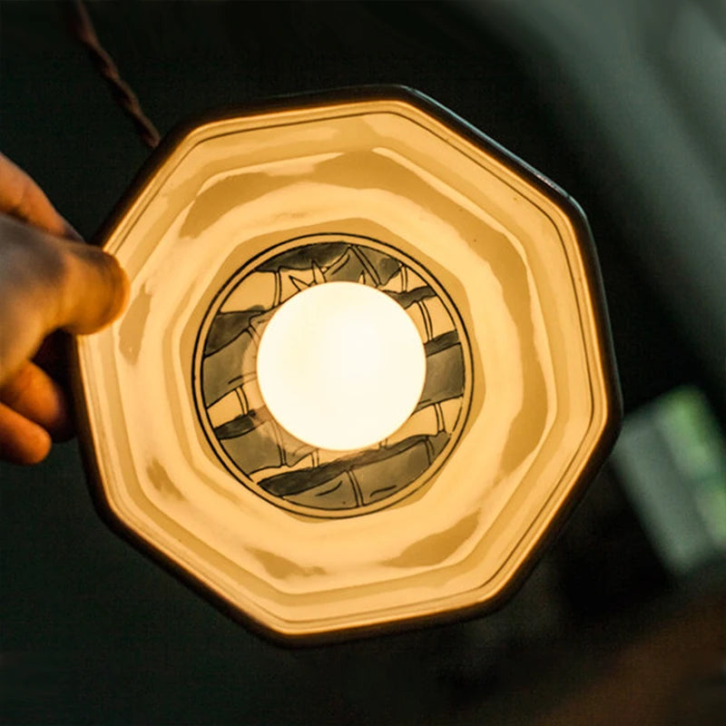 Taro | Retro Ceramic Pendant Light