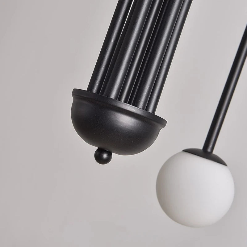 Comet | Glass Globe Cluster Chandelier