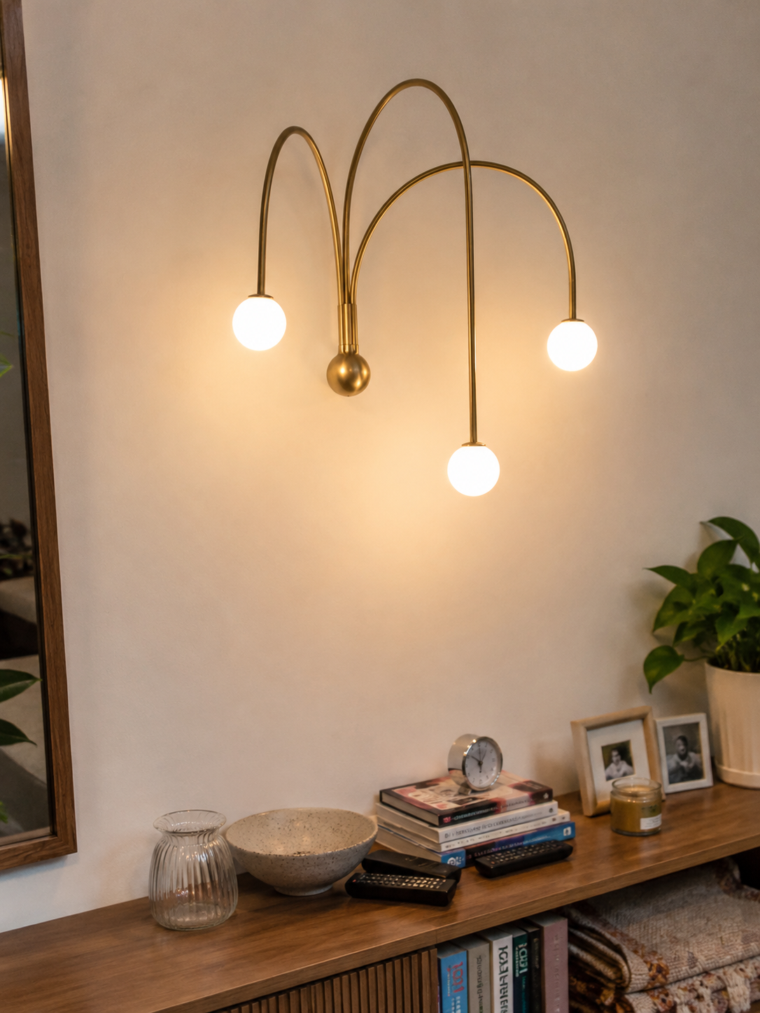Nebula | Glass Globe Cluster Wall Sconce