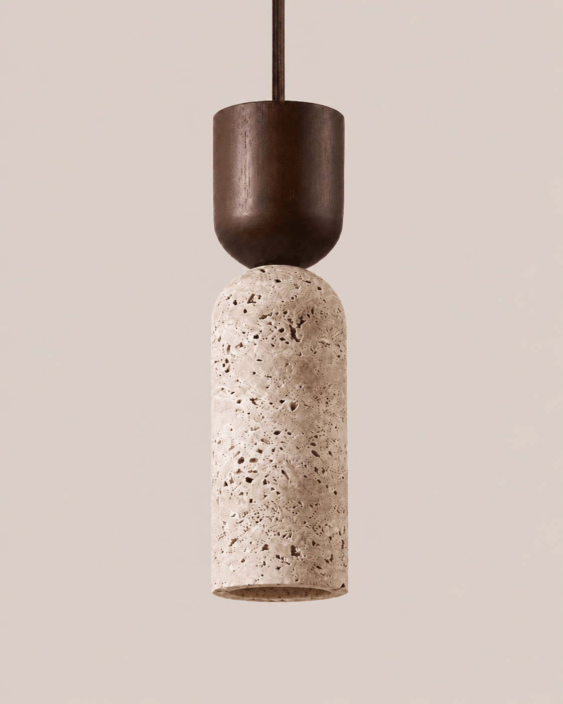 Atlas | Japanese Wabi-Sabi Stone Pendant Light - Luma House