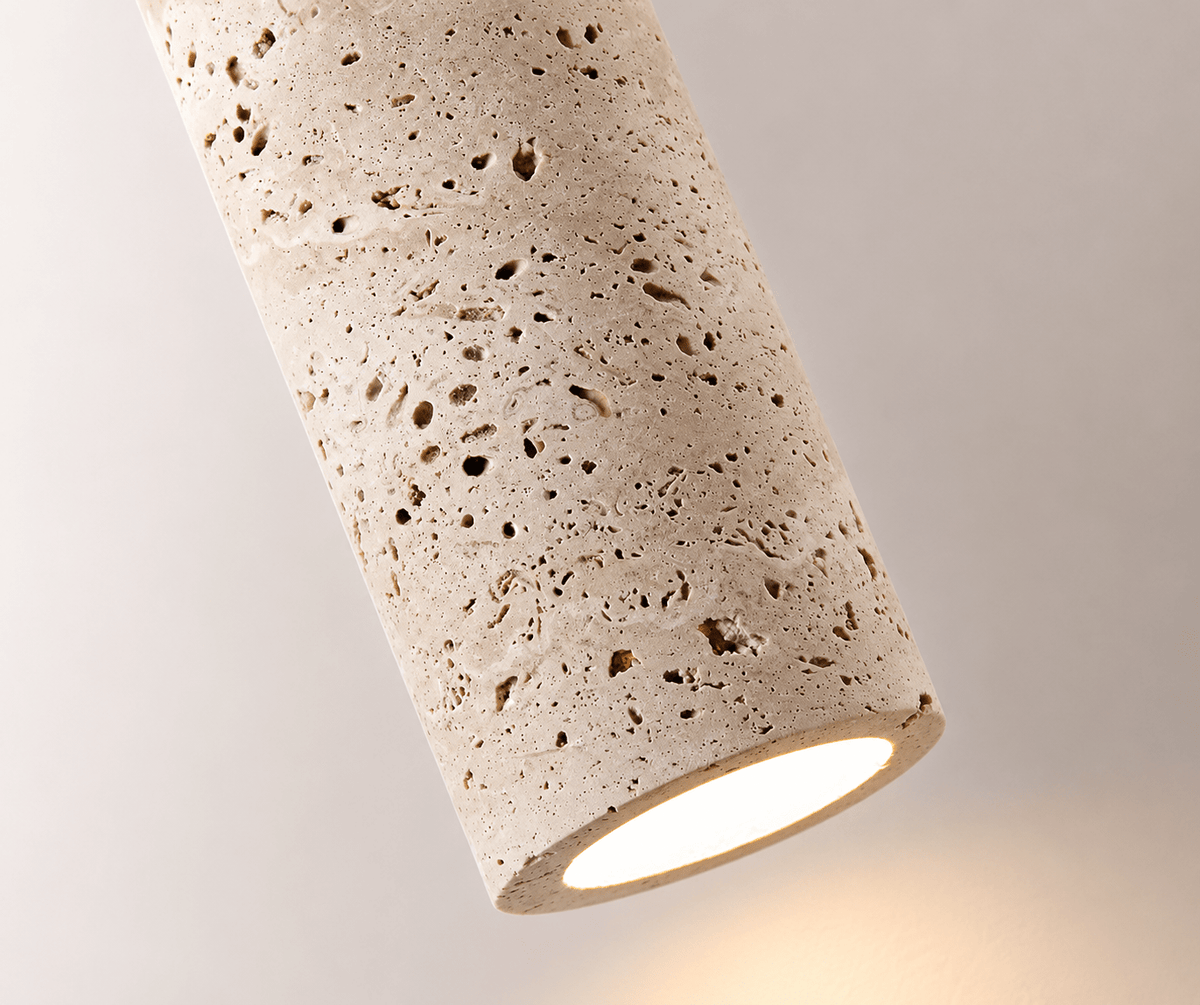Atlas | Japanese Wabi-Sabi Stone Pendant Light - Luma House