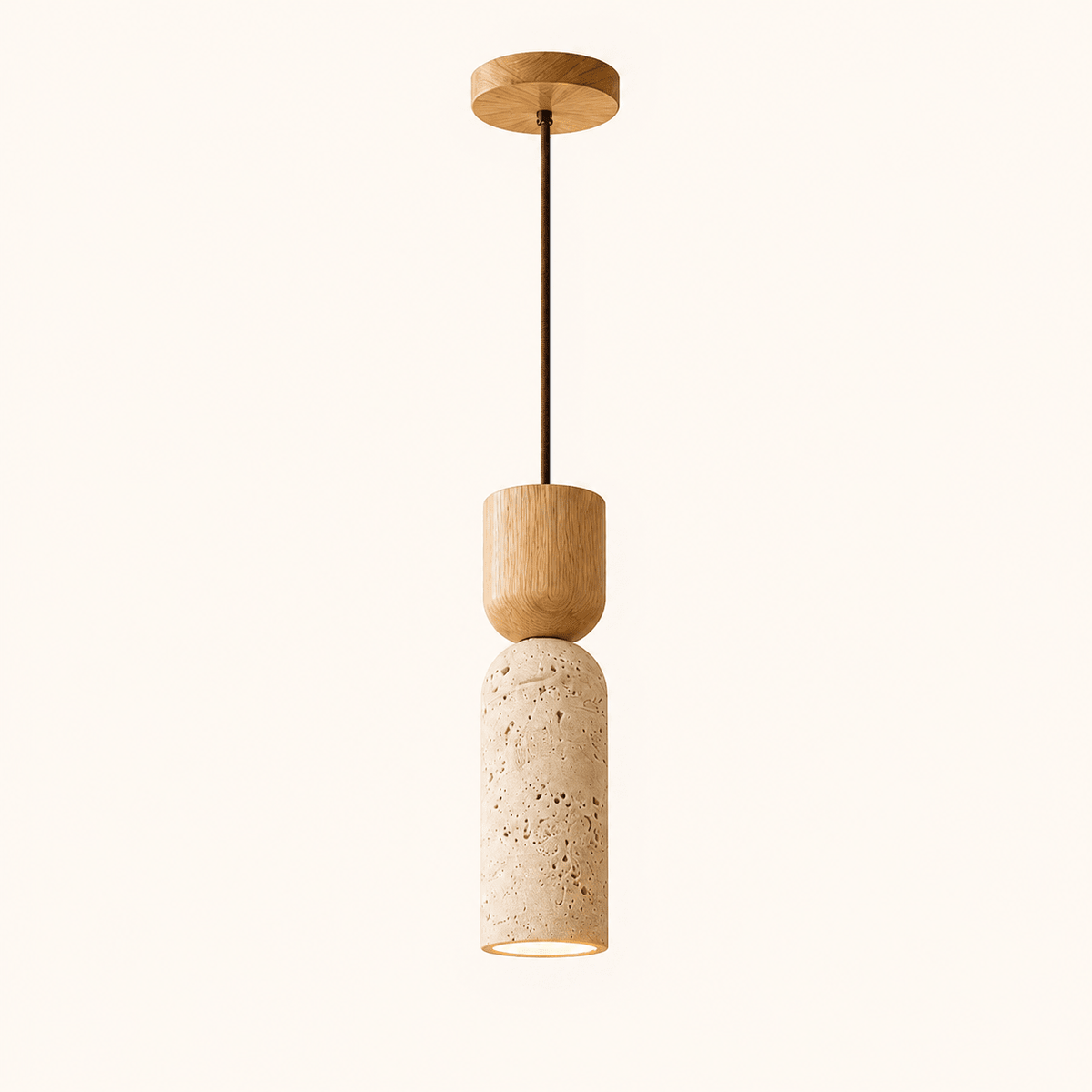 Atlas | Japanese Wabi-Sabi Stone Pendant Light - Luma House
