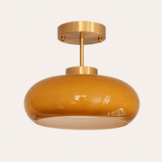 Aurelia | Amber Glass Pendant - Luma House