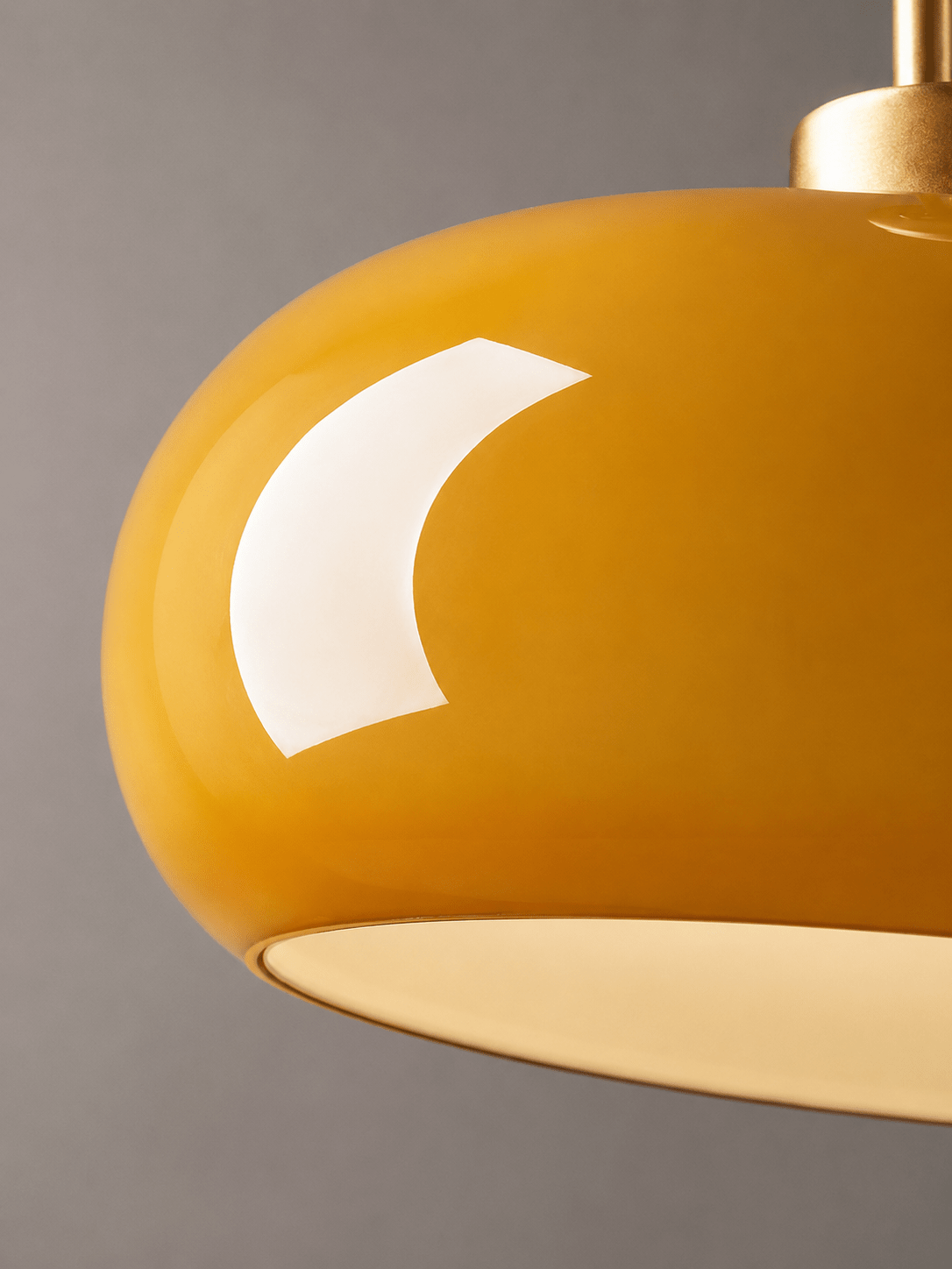 Aurelia | Amber Glass Pendant - Luma House
