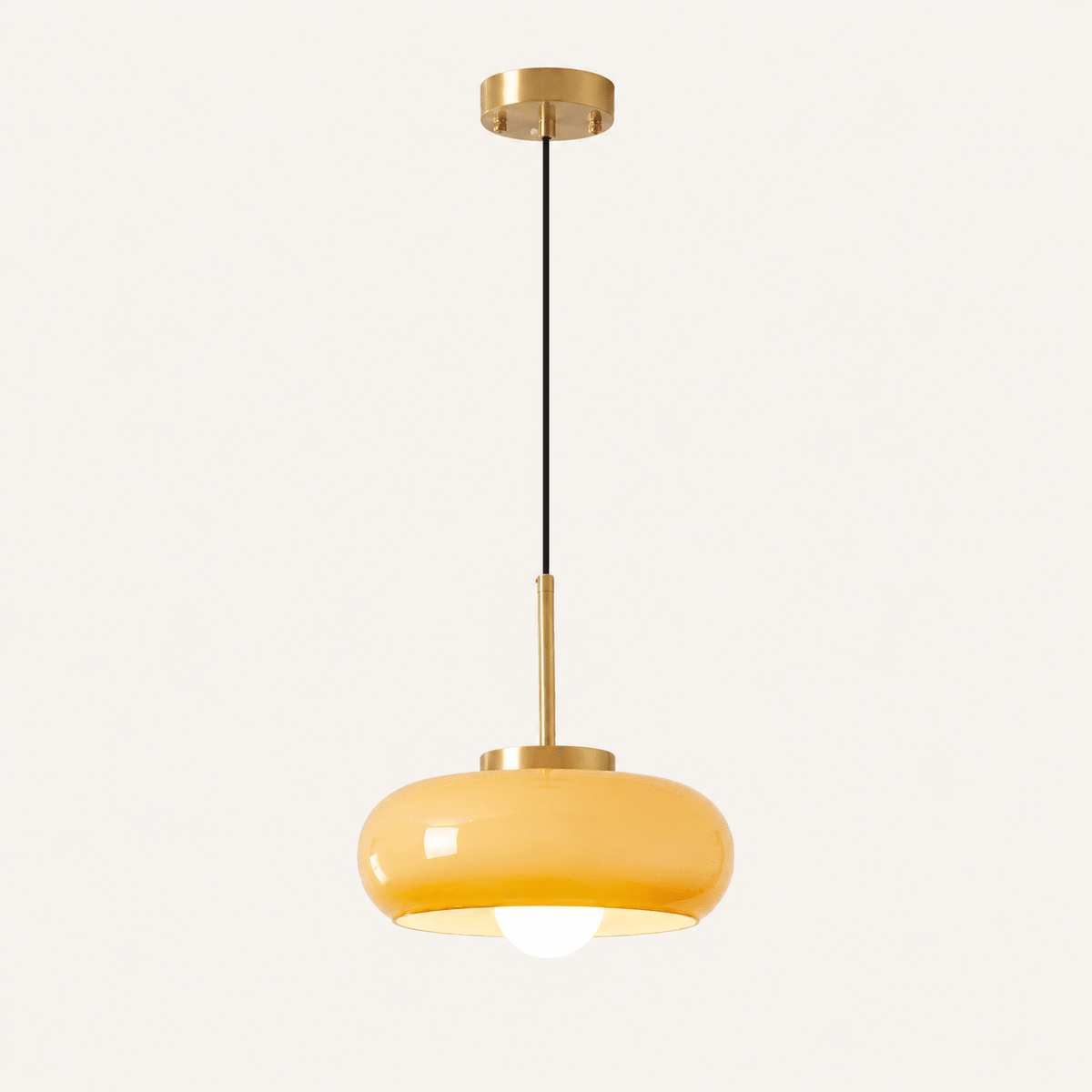 Aurelia | Amber Glass Pendant - Luma House
