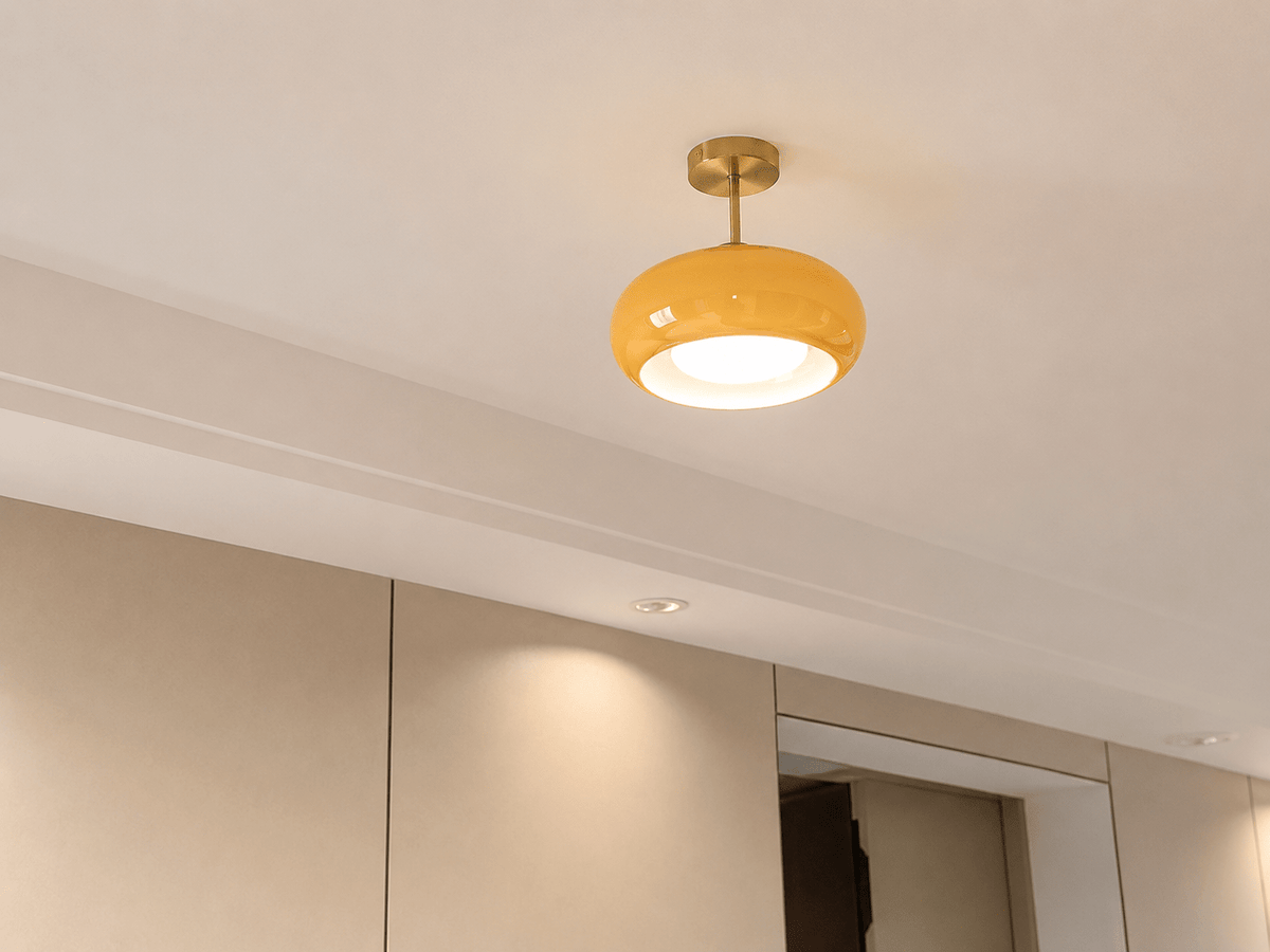 Aurelia | Amber Glass Pendant - Luma House