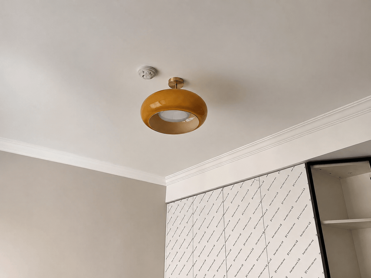 Aurelia | Amber Glass Pendant - Luma House