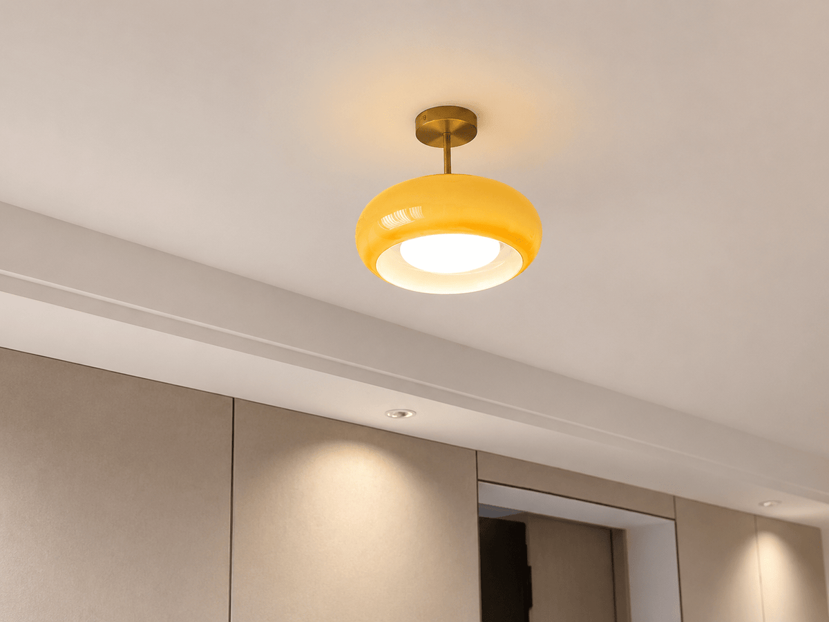 Aurelia | Amber Glass Pendant - Luma House