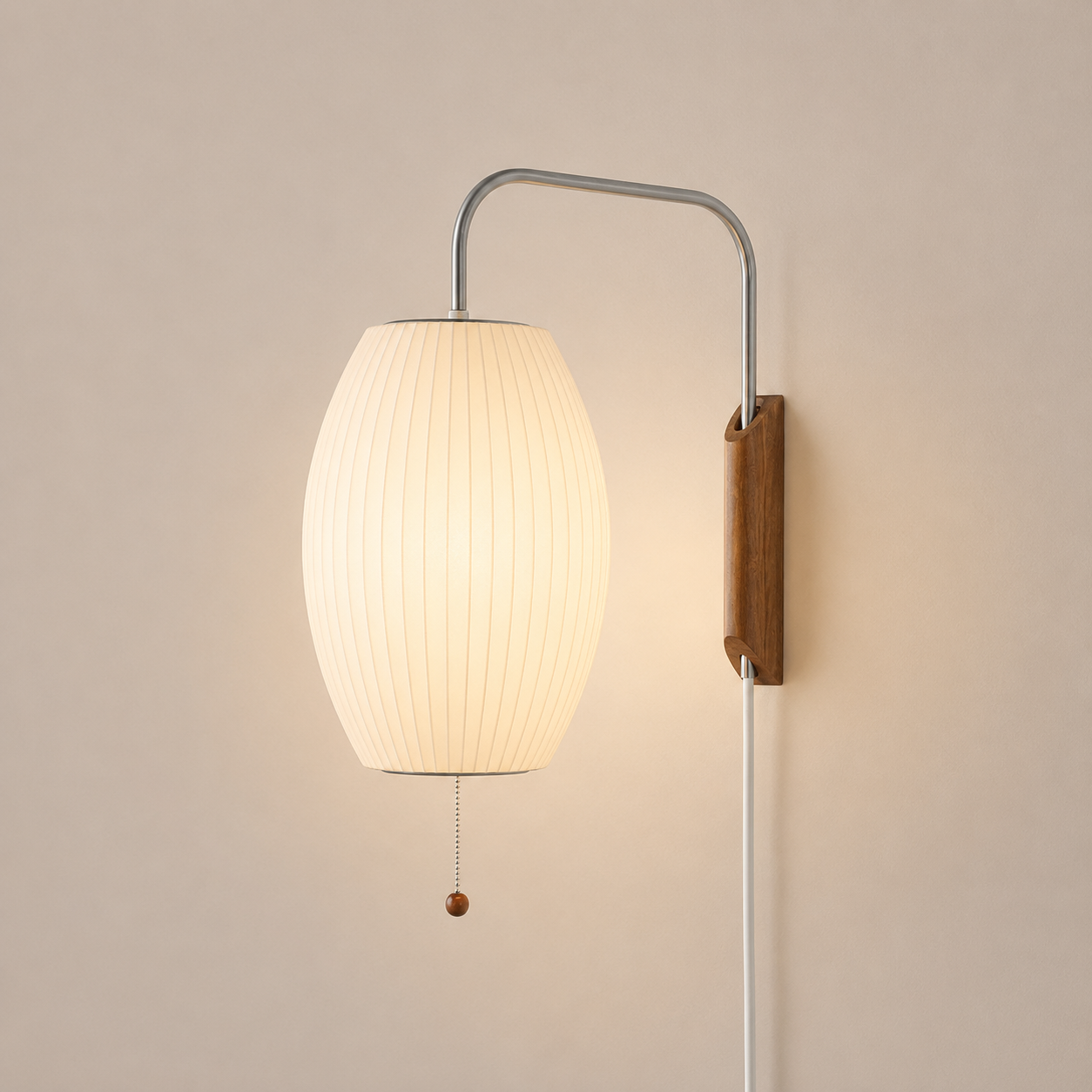 Kai | Silk Cocoon Wall Sconce