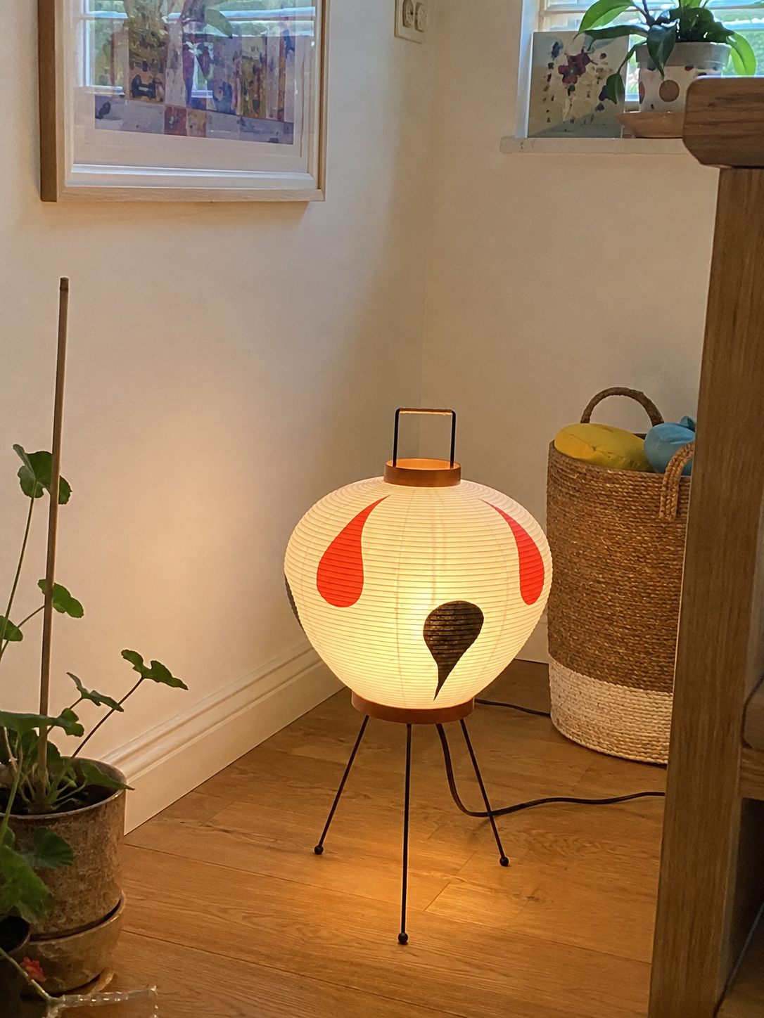 Riku | Japanese Rice Paper Lantern Floor Lamp