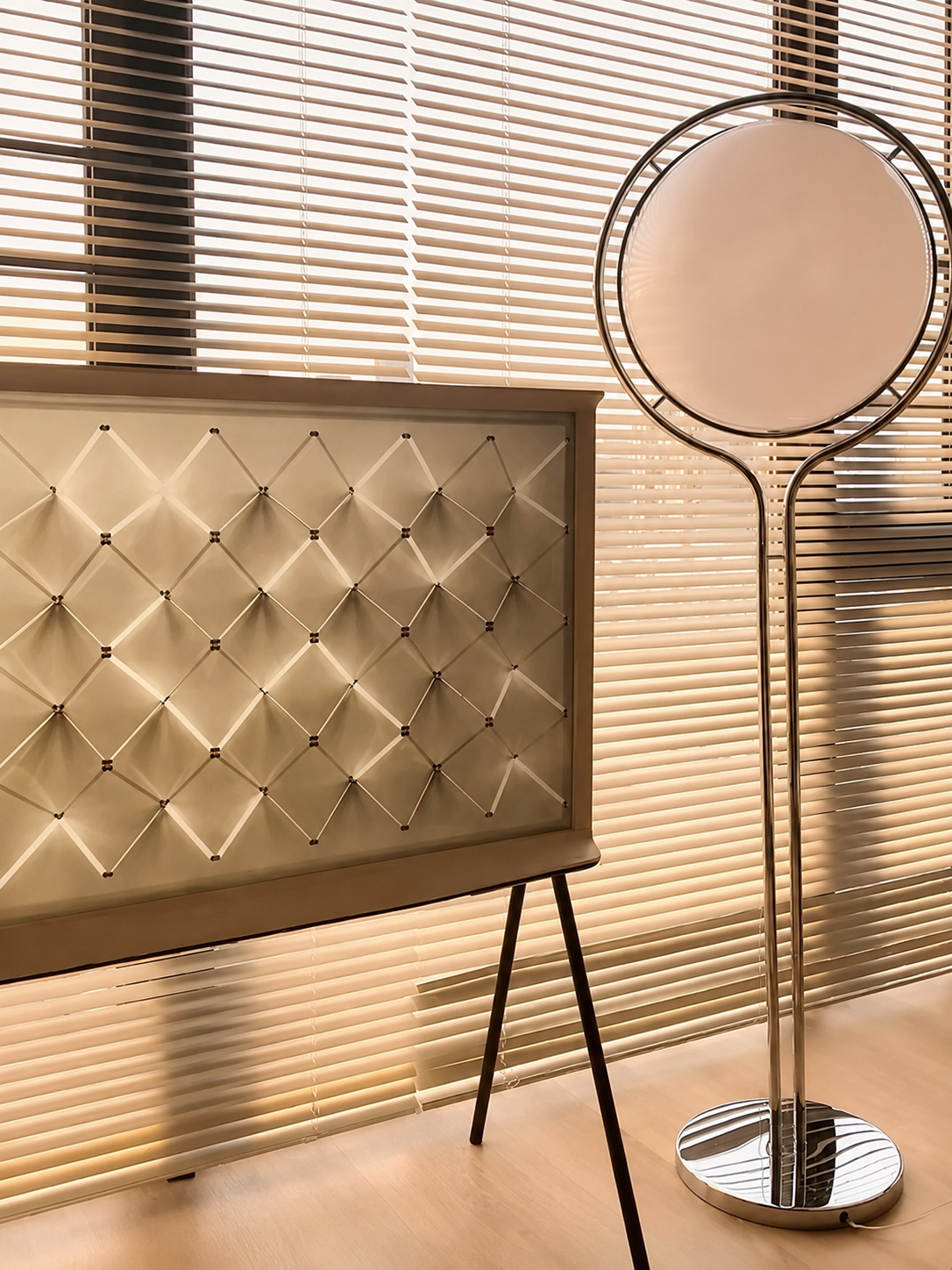 Callan | Bauhaus Acrylic Globe Floor Lamp
