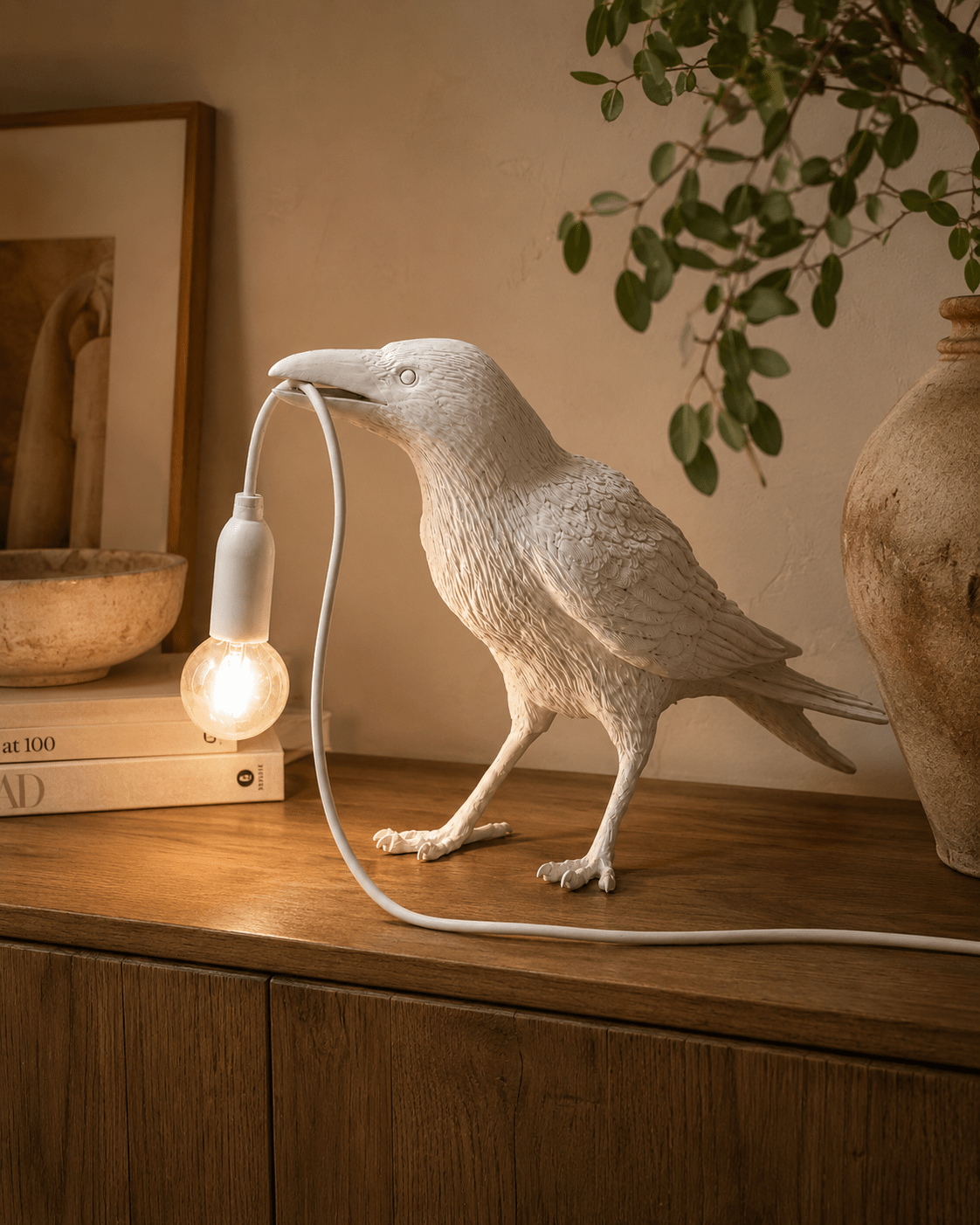 Corvin | Midnight Raven Desk Lamp - Luma House