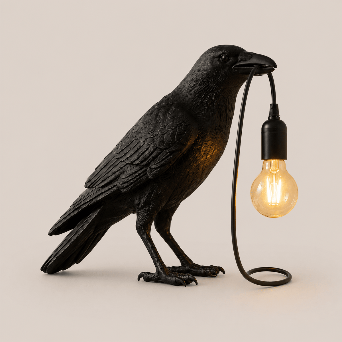 Corvin | Midnight Raven Desk Lamp - Luma House