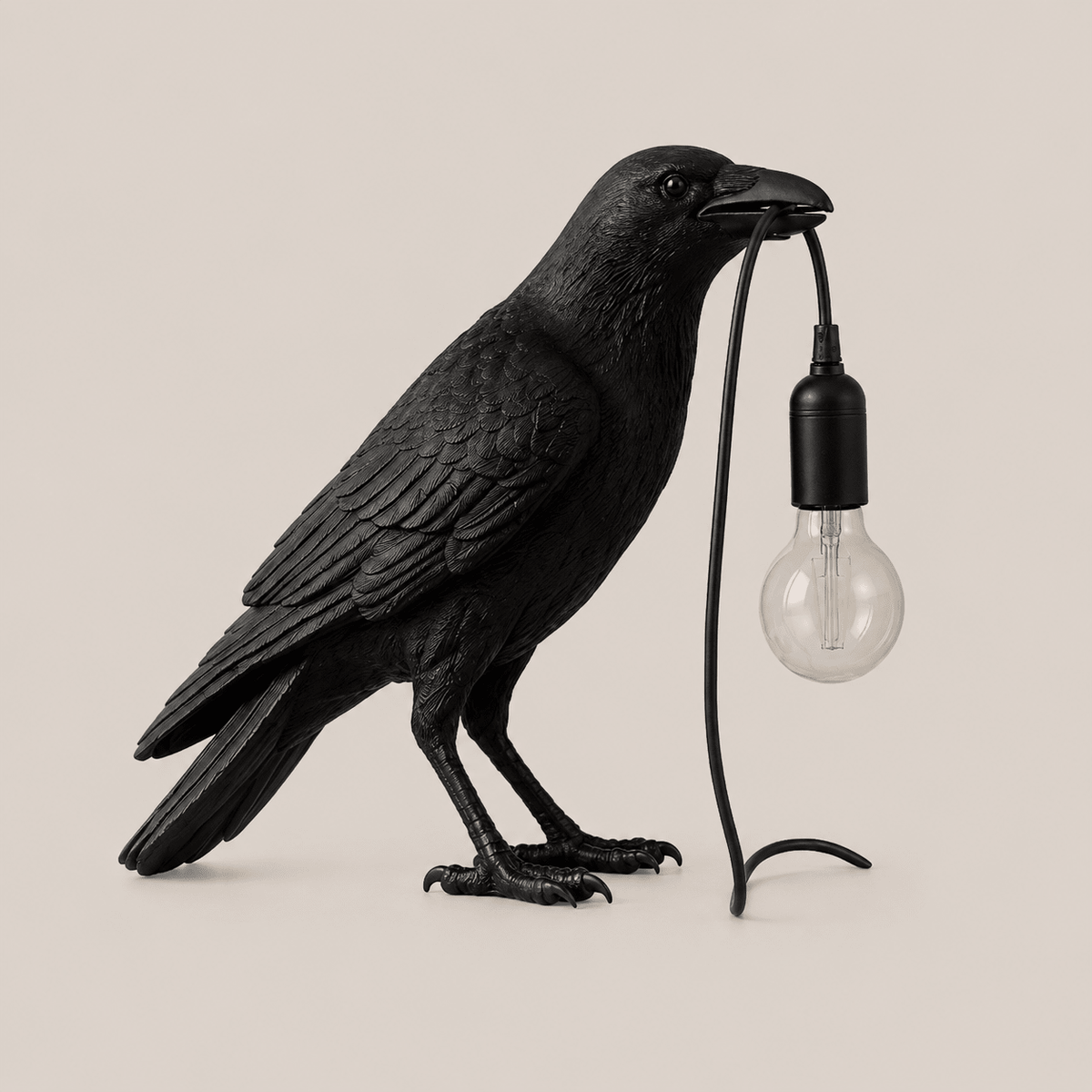 Corvin | Midnight Raven Desk Lamp - Luma House