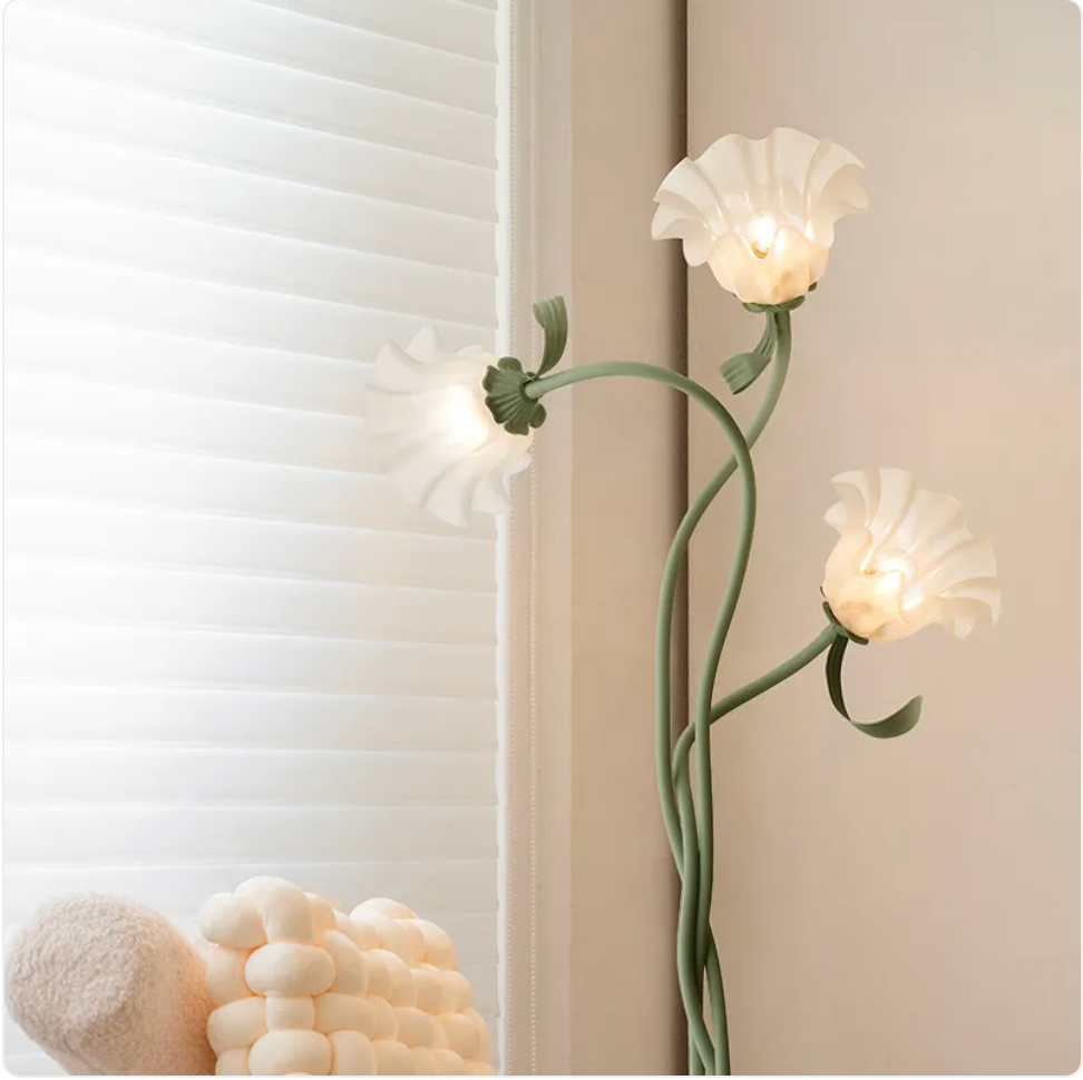 Modern Floral Floor Lamp
