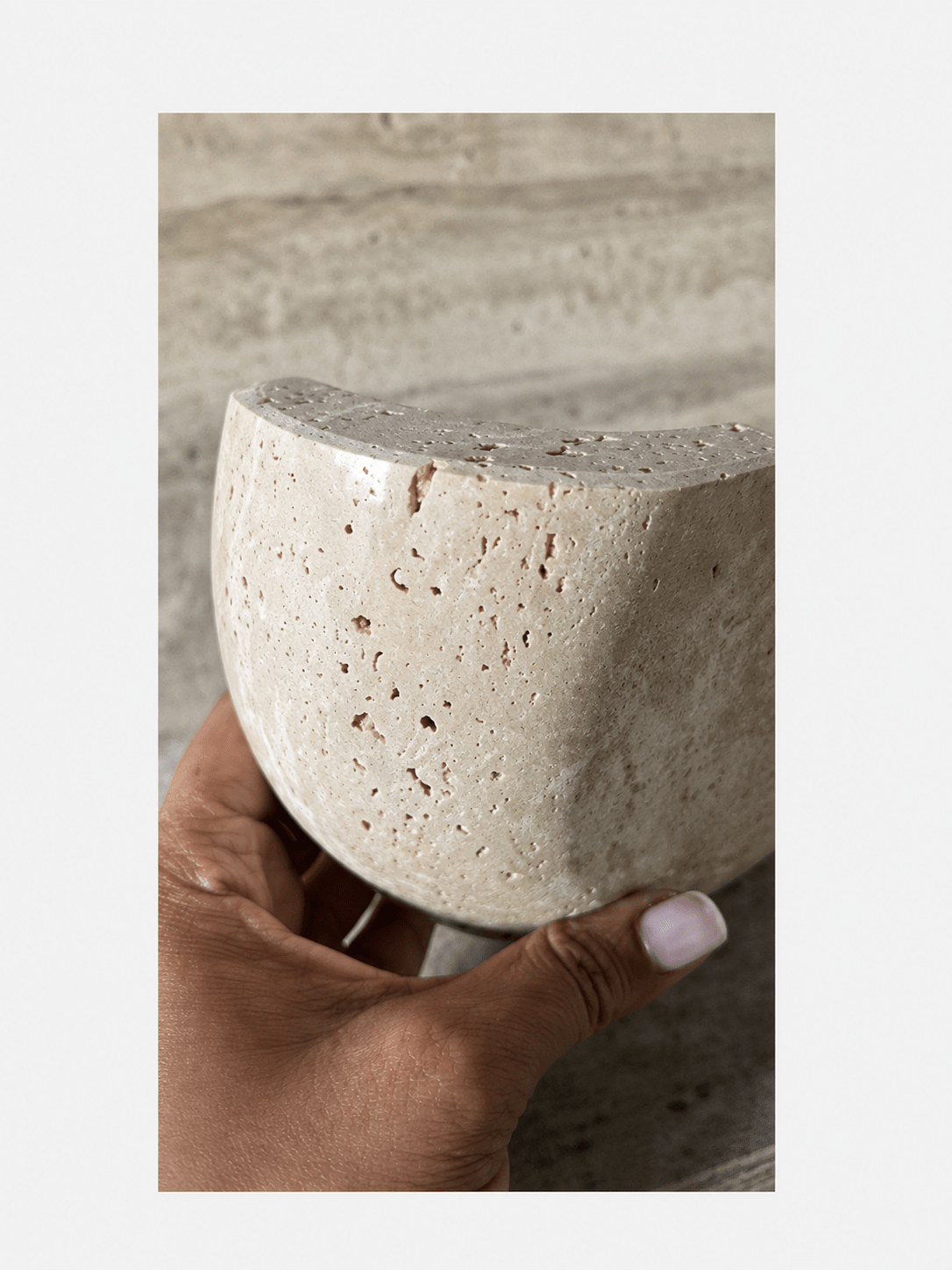 Dune | Travertine Wall Sconce - Luma House