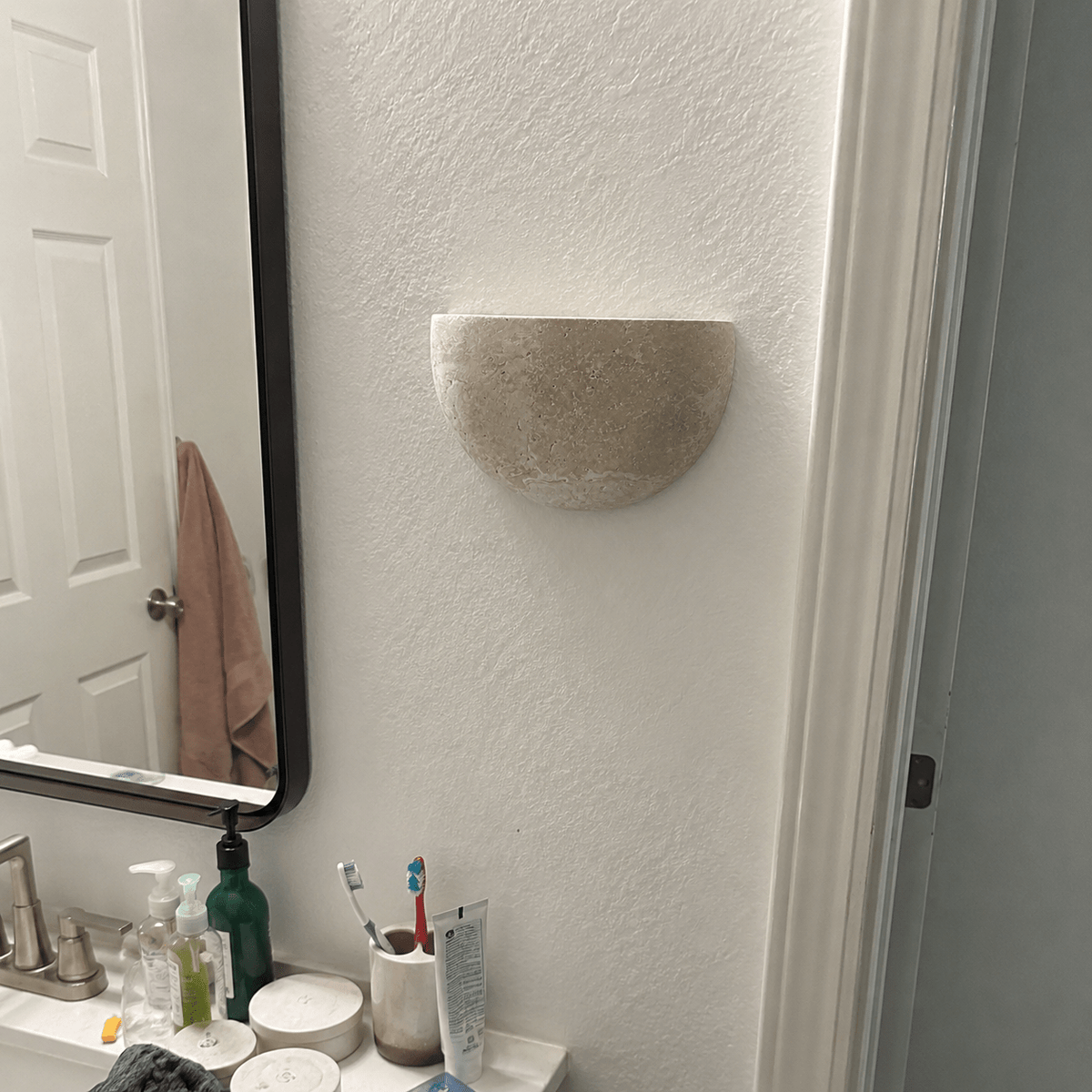 Dune | Travertine Wall Sconce - Luma House