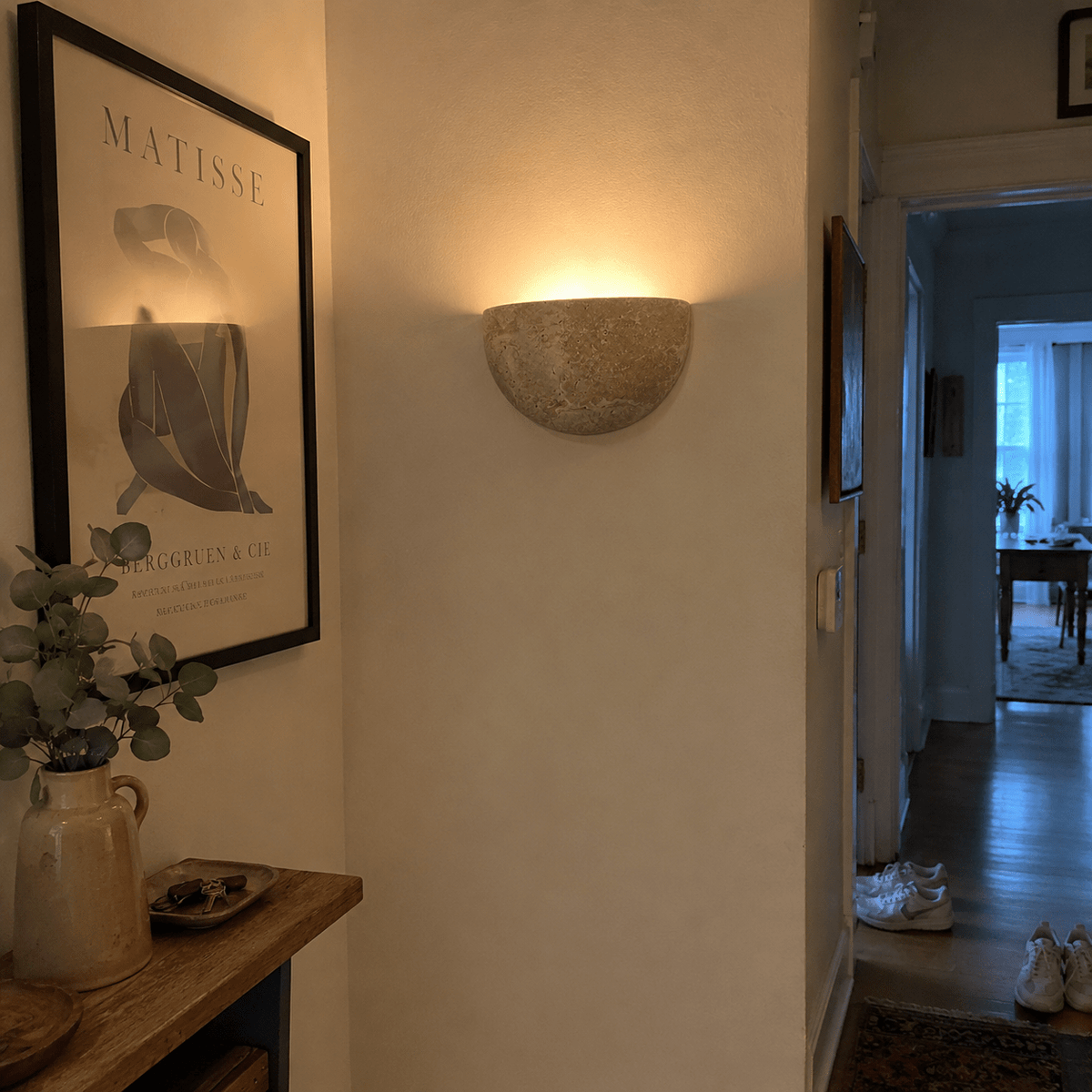 Dune | Travertine Wall Sconce - Luma House