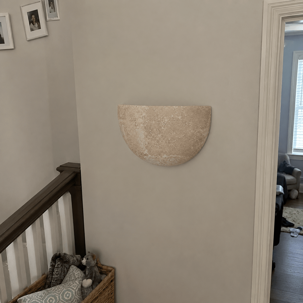 Dune | Travertine Wall Sconce - Luma House