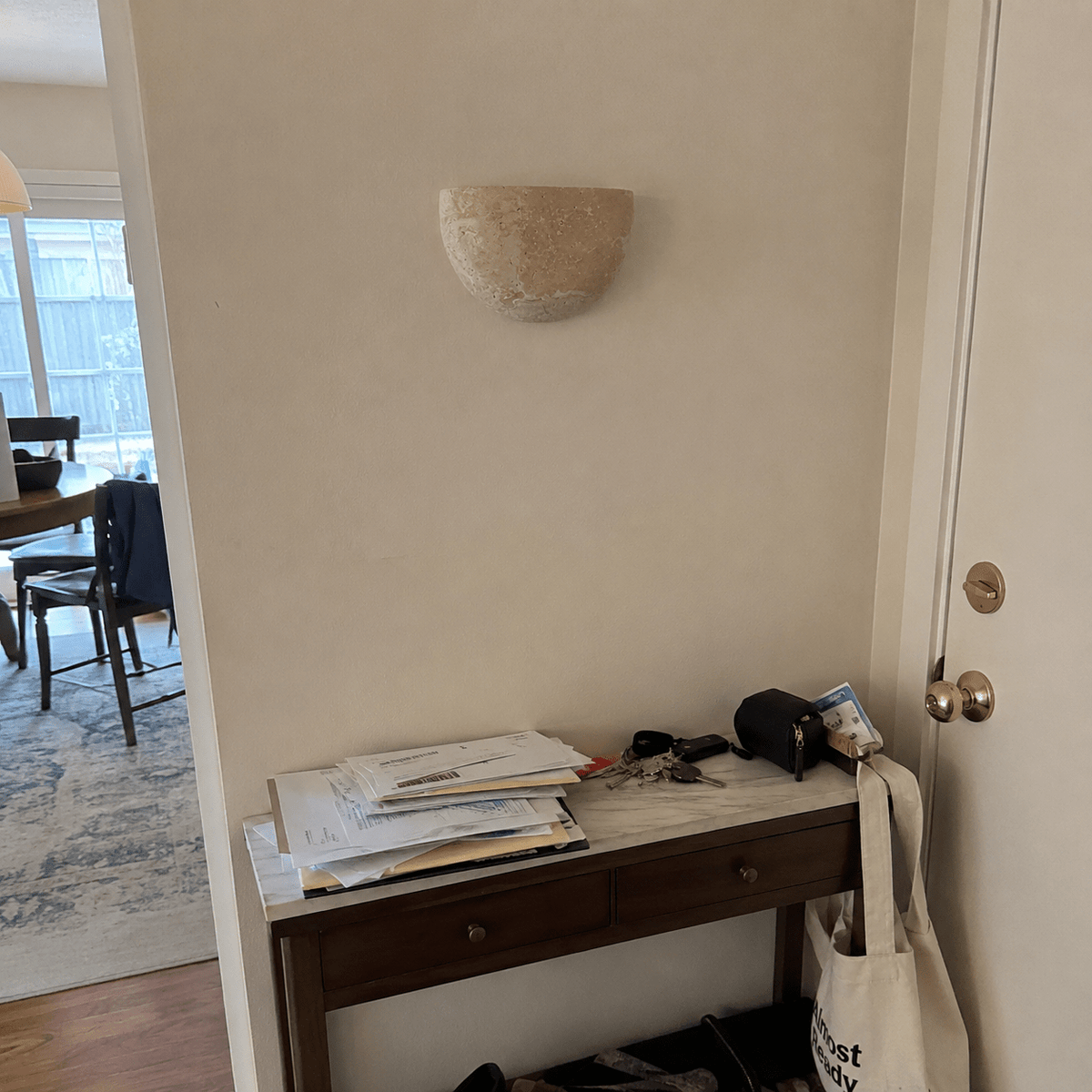 Dune | Travertine Wall Sconce - Luma House