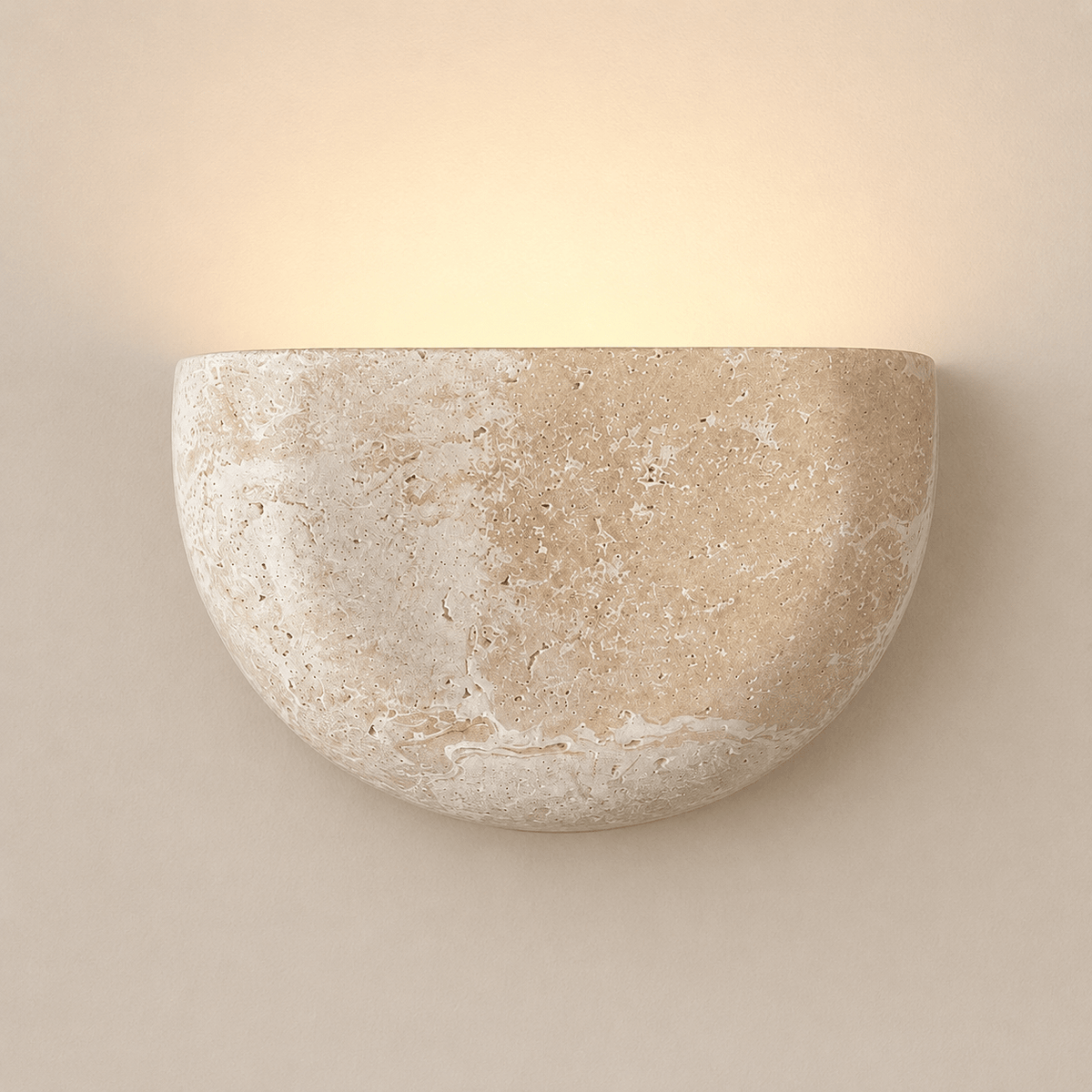 Dune | Travertine Wall Sconce - Luma House