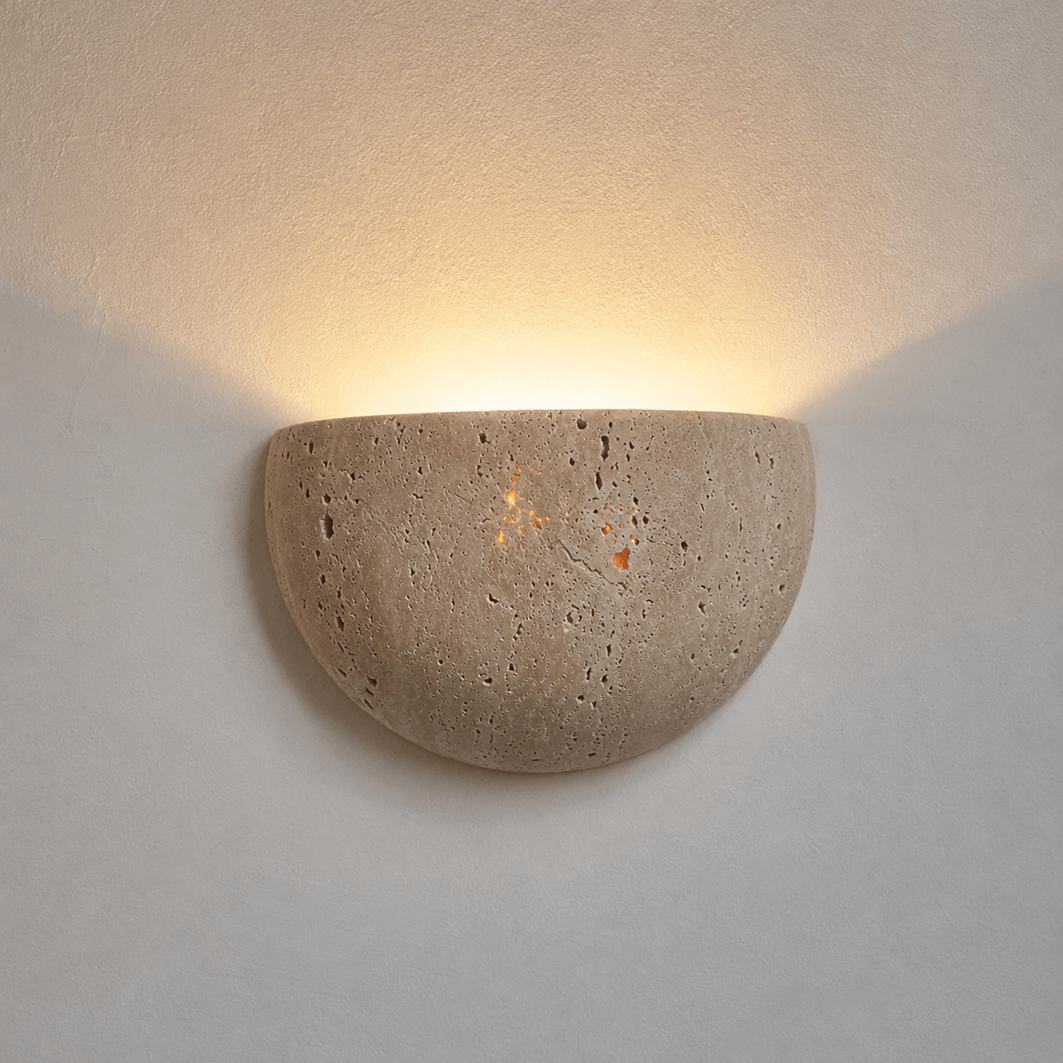 Dune | Travertine Wall Sconce - Luma House