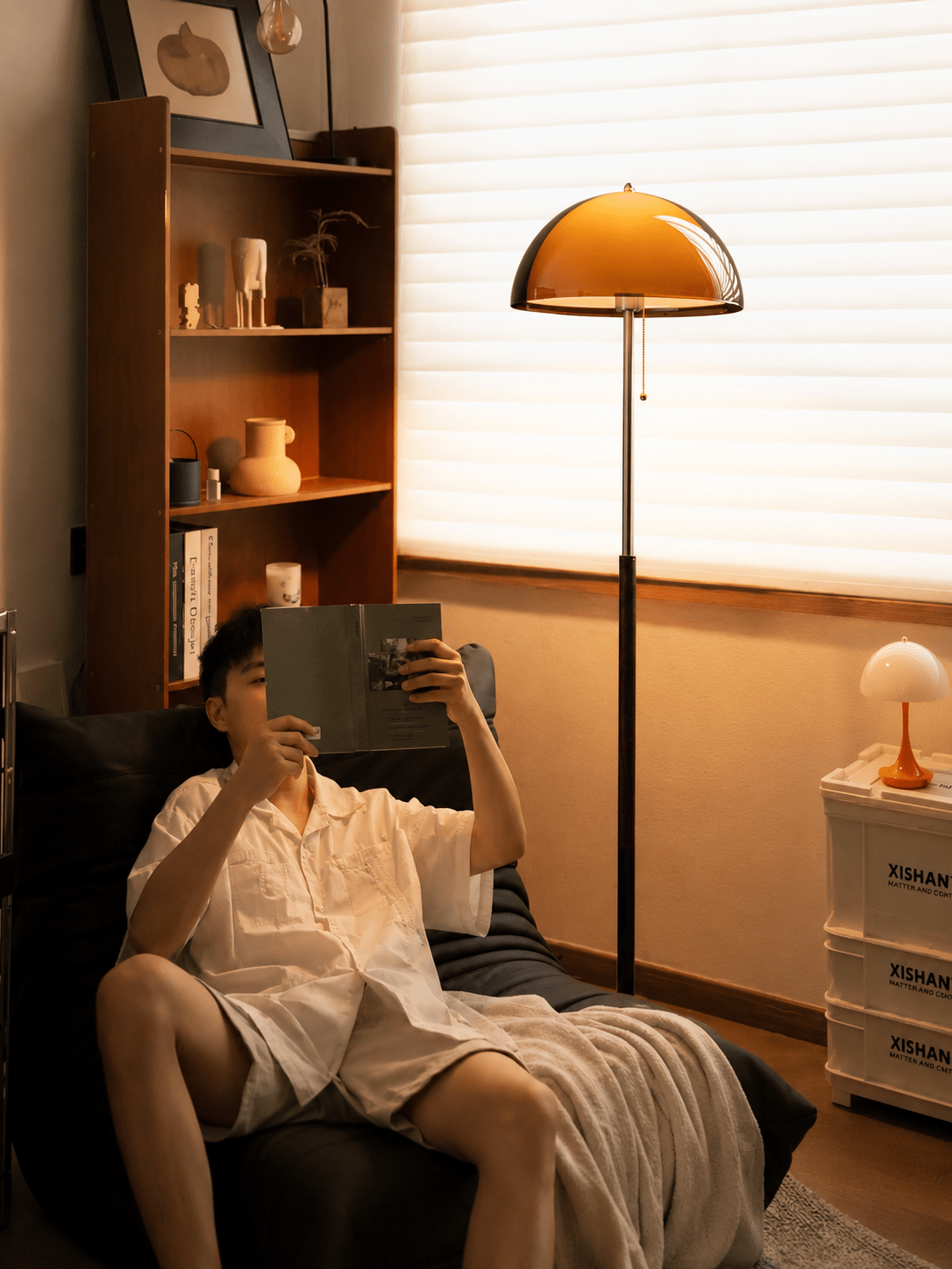 Dusk | Mushroom Dome Floor Lamp - Luma House