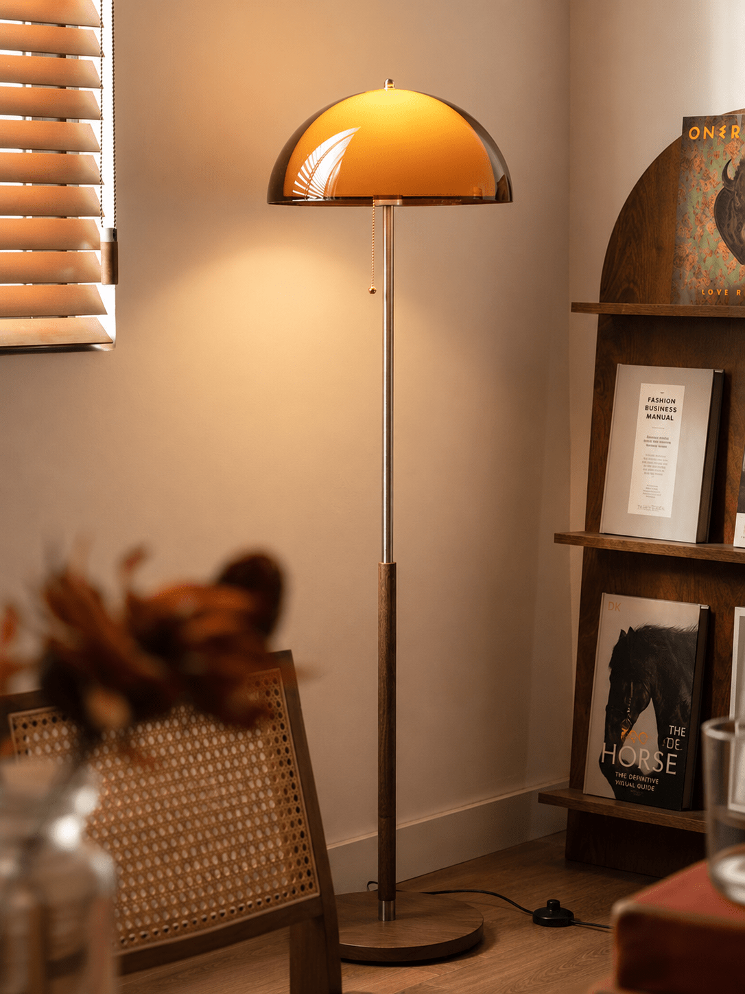 Dusk | Mushroom Dome Floor Lamp - Luma House