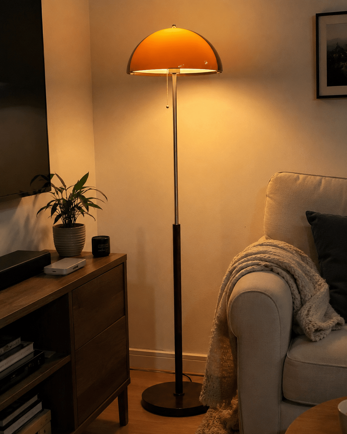 Dusk | Mushroom Dome Floor Lamp - Luma House