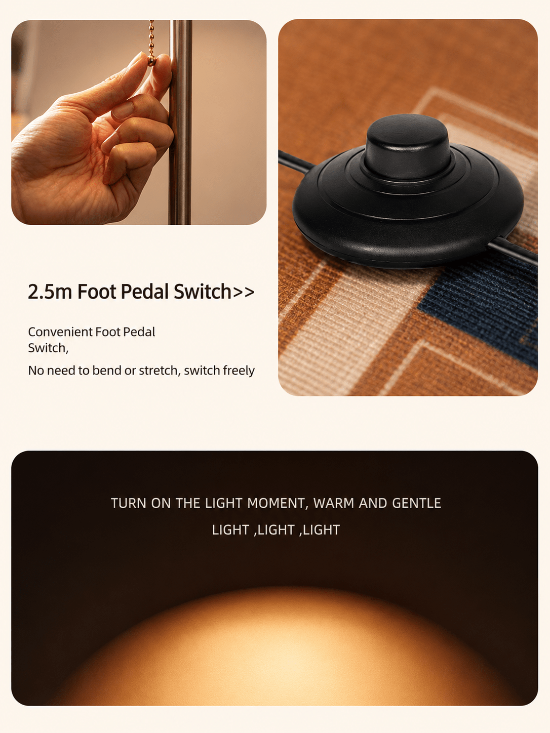 Dusk | Mushroom Dome Floor Lamp - Luma House