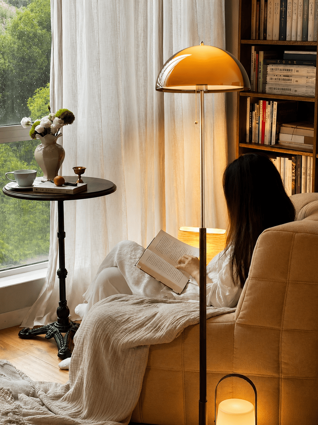 Dusk | Mushroom Dome Floor Lamp - Luma House