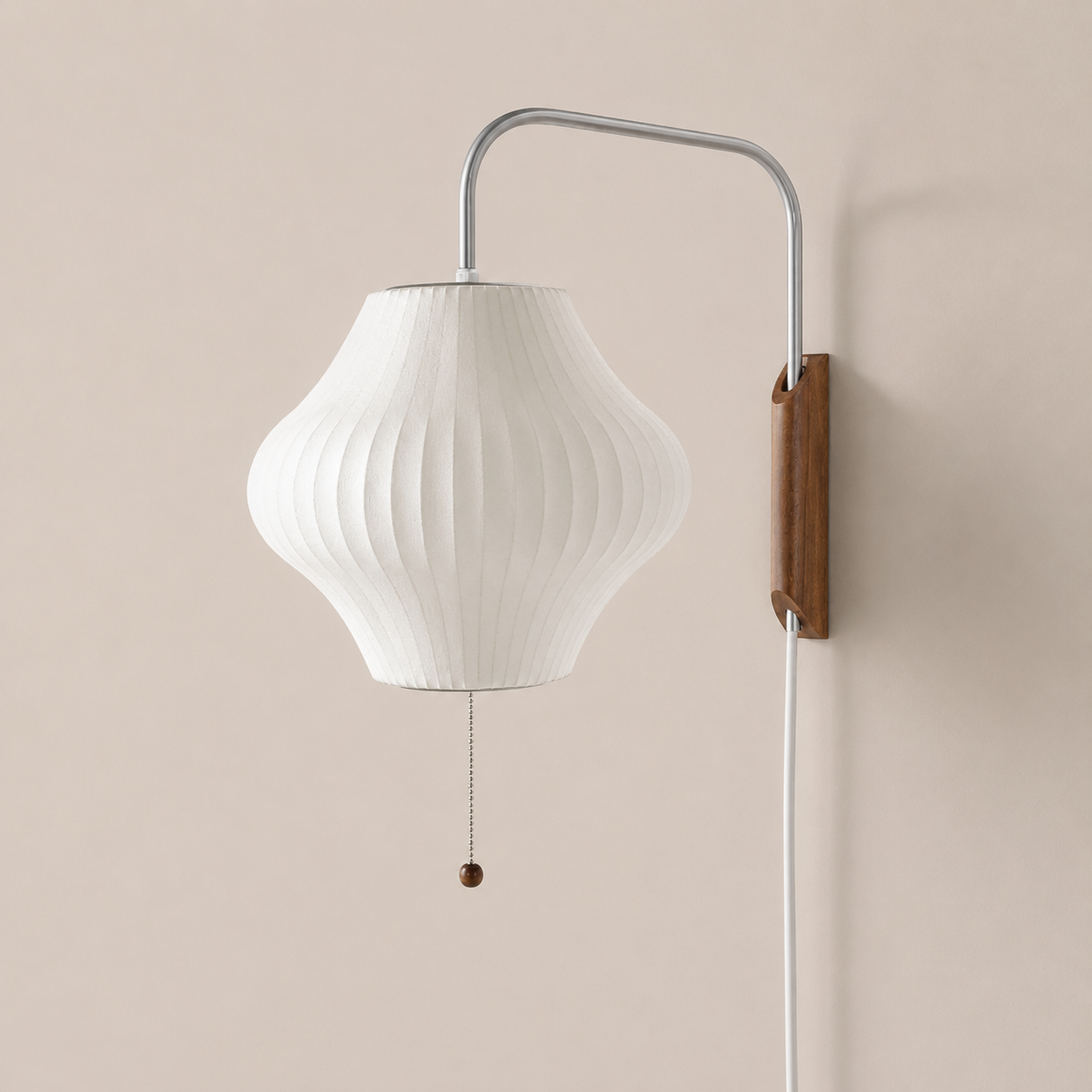 Kai | Silk Cocoon Wall Sconce