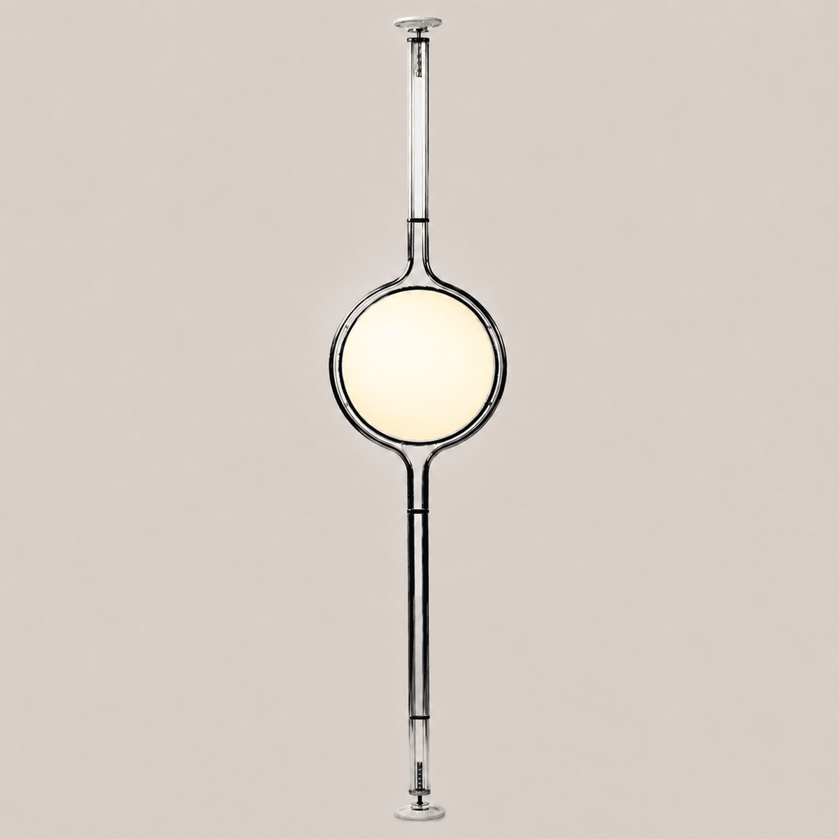 Emeric | Bauhaus Acrylic Globe Arc Floor Lamp - Luma House