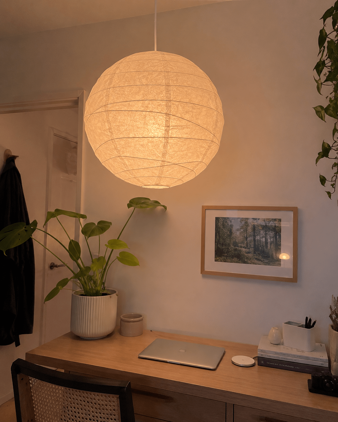 Emiko | Japanese Rice Paper Pendant Light - Luma House