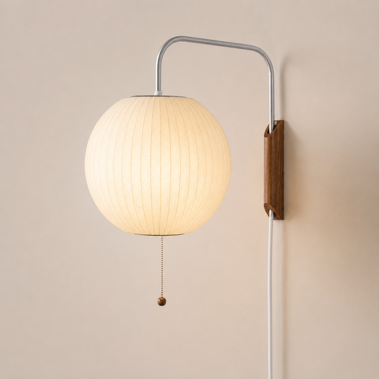 Kai | Silk Cocoon Wall Sconce