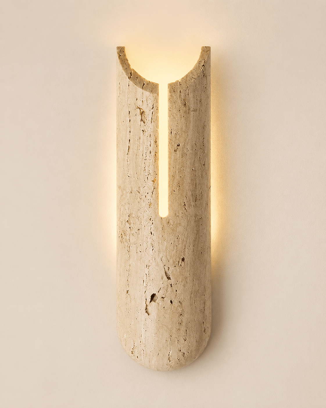 Fessa | Travertine Wall Sconce - Luma House