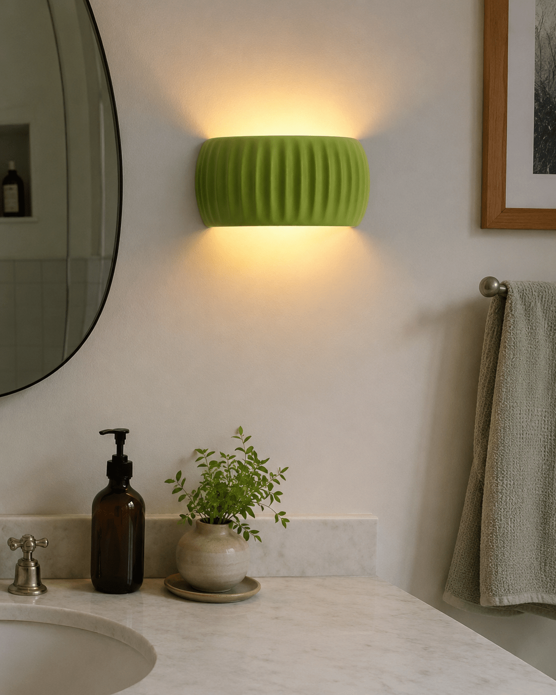 Gio | Modern French Resin Wall Lamp - Luma House