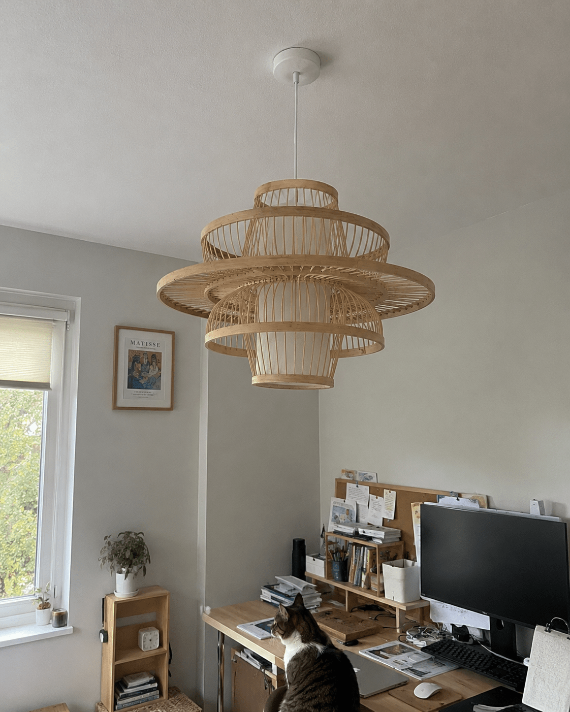 Halo | Tiered Japanese Bamboo Pendant Light - Luma House