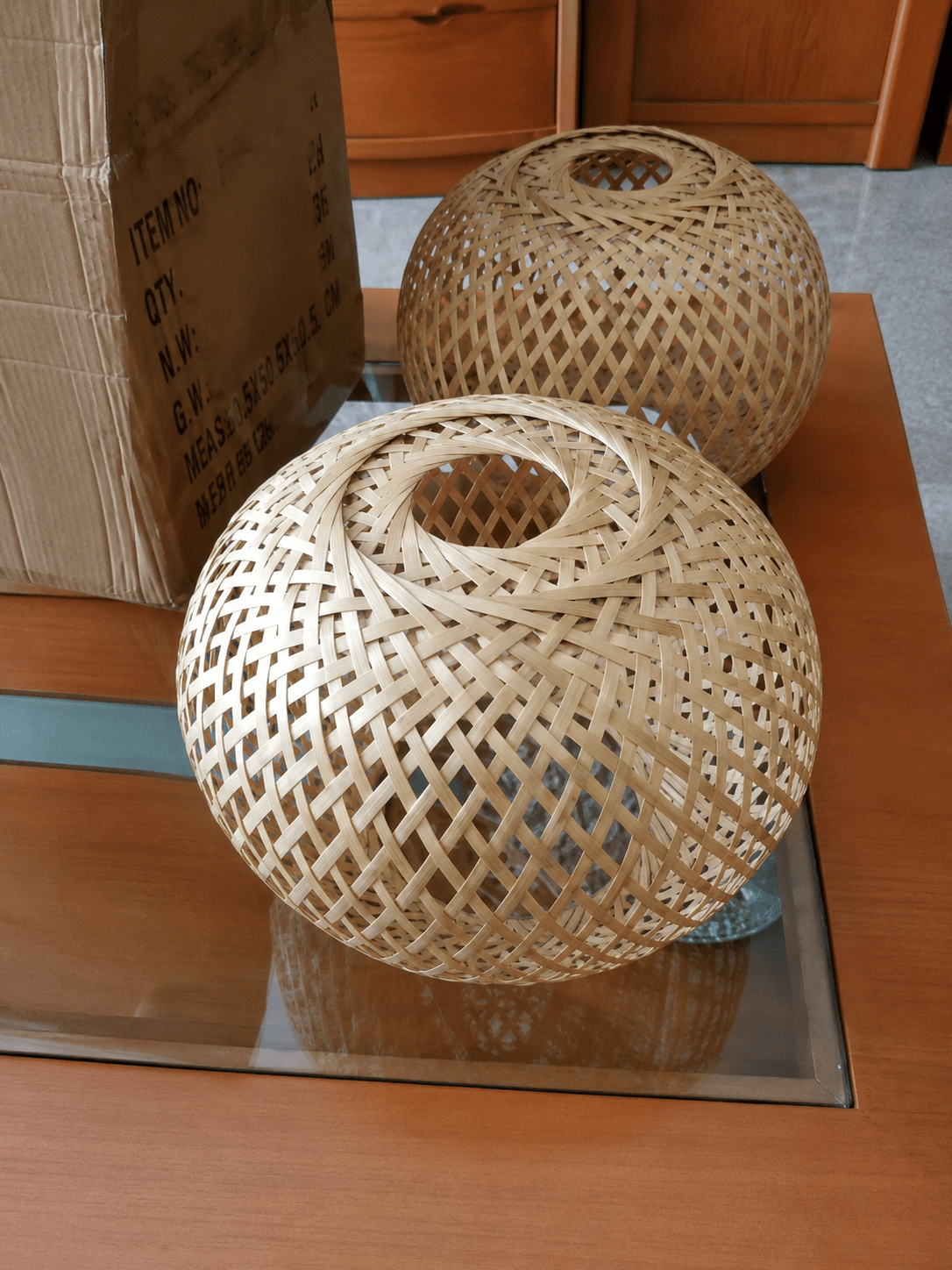 Hana | Bamboo Flush Mount Ceiling Light - Luma House