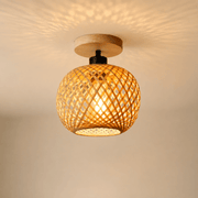 Hana | Bamboo Flush Mount Ceiling Light - Luma House