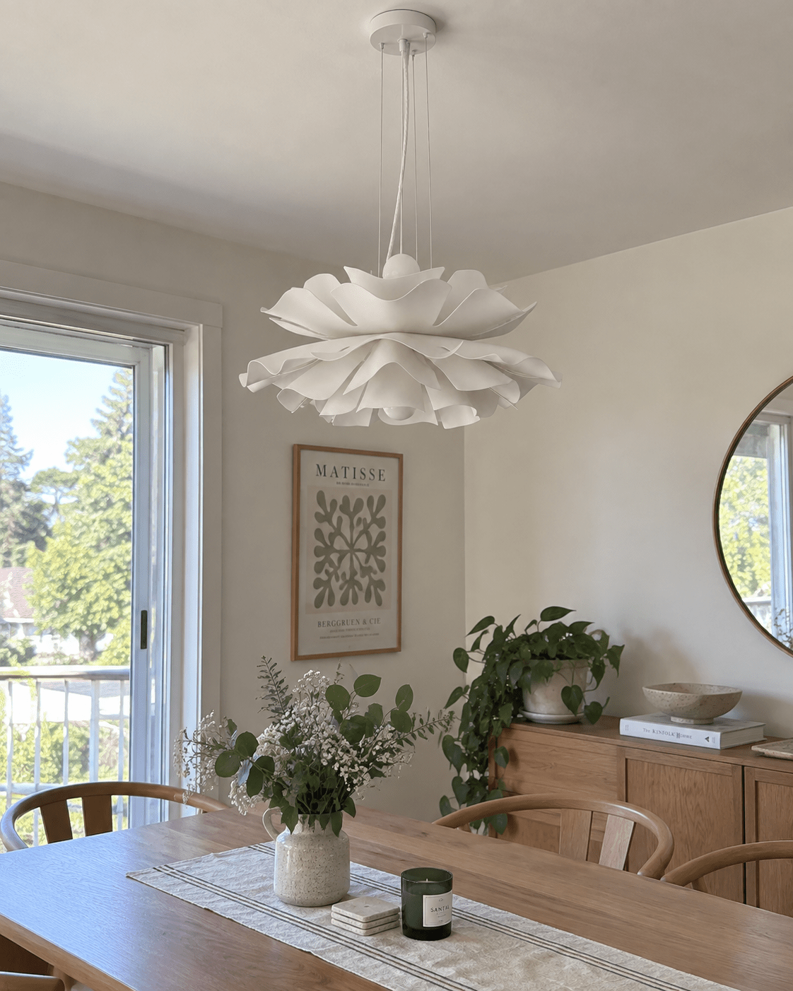 Hana | Layered Acrylic Petal Pendant - Luma House