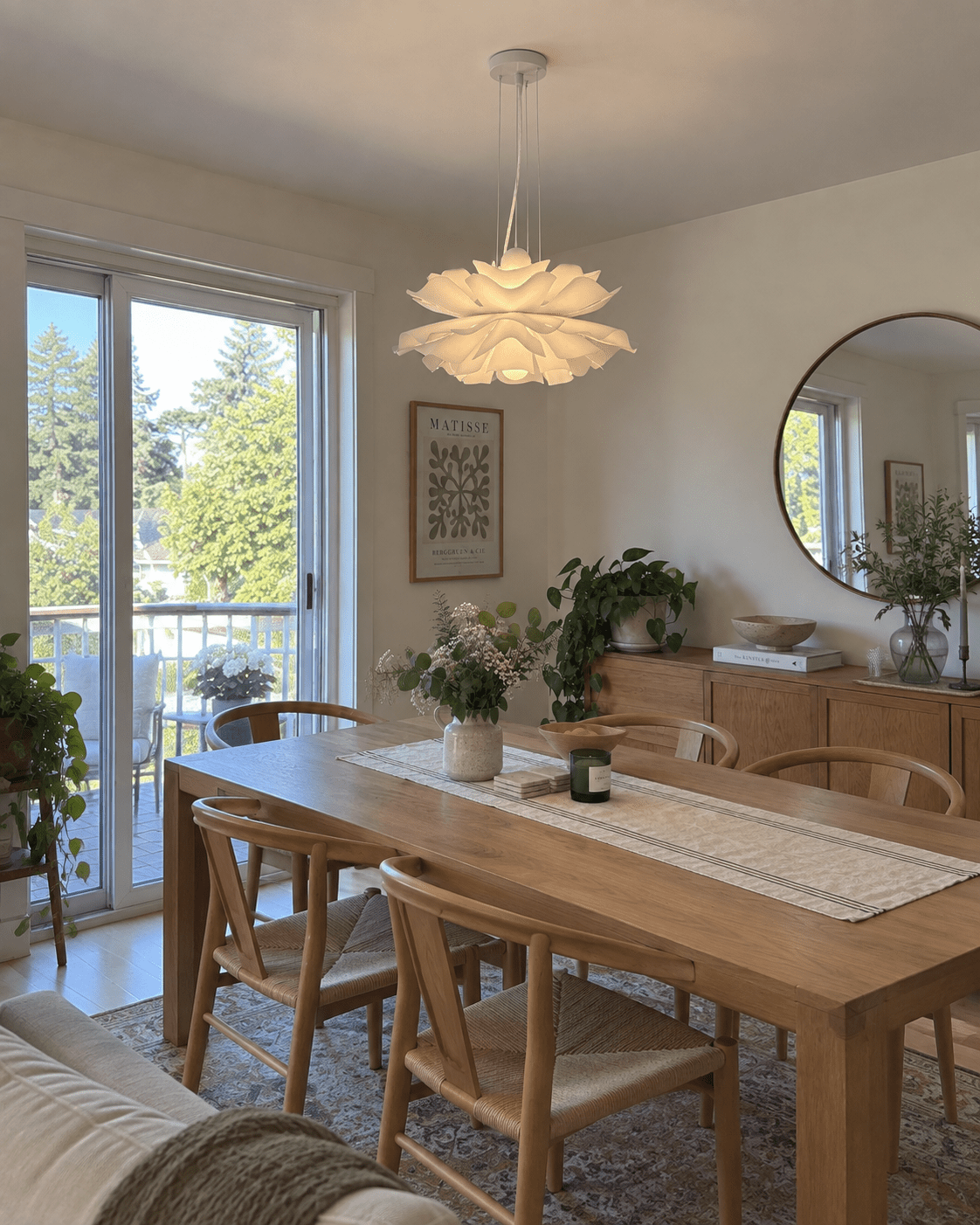 Hana | Layered Acrylic Petal Pendant - Luma House