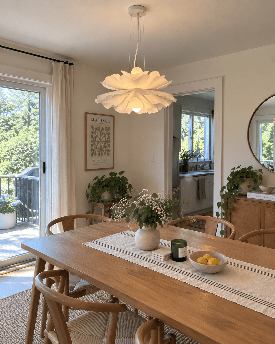 Hana | Layered Acrylic Petal Pendant - Luma House