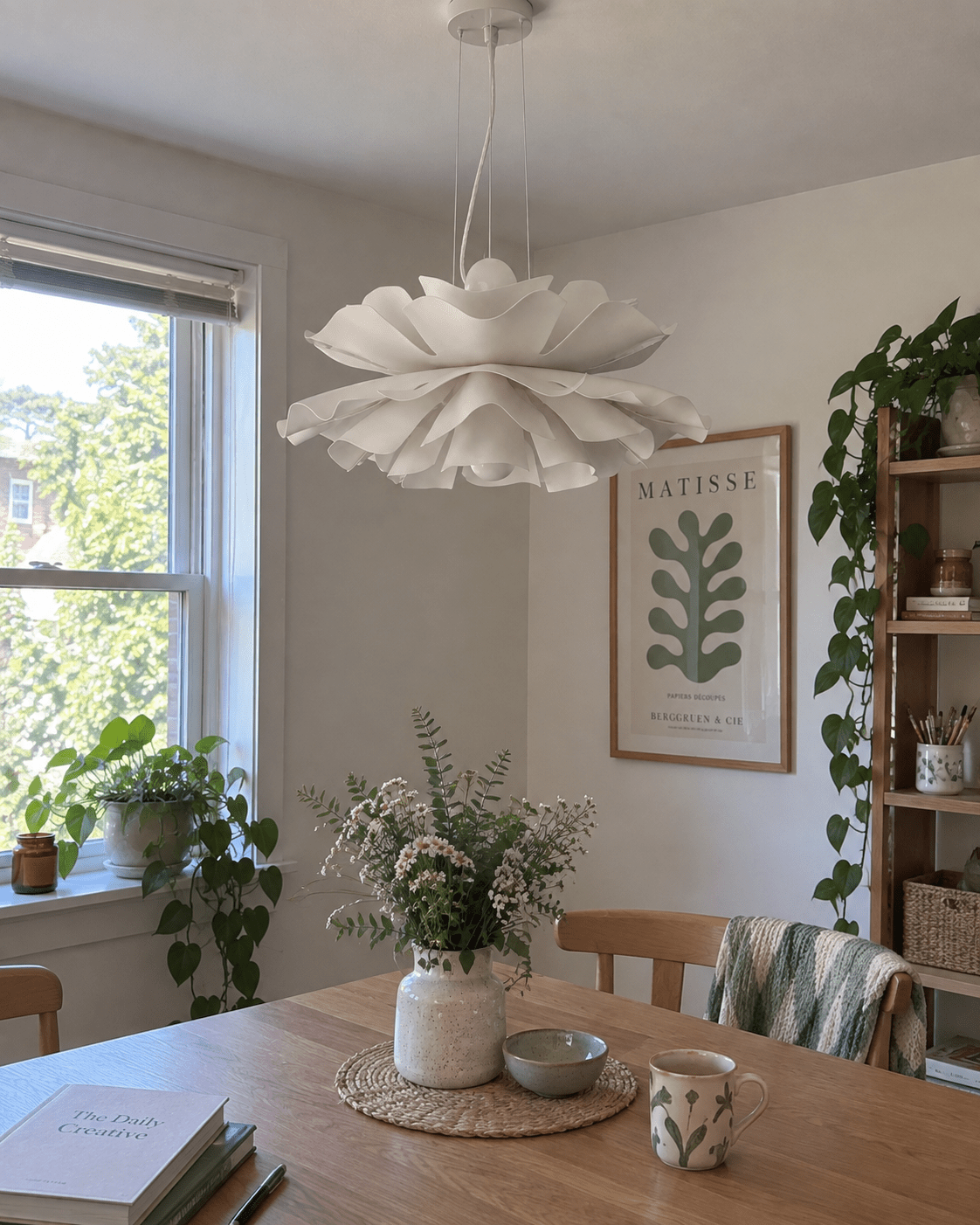Hana | Layered Acrylic Petal Pendant - Luma House