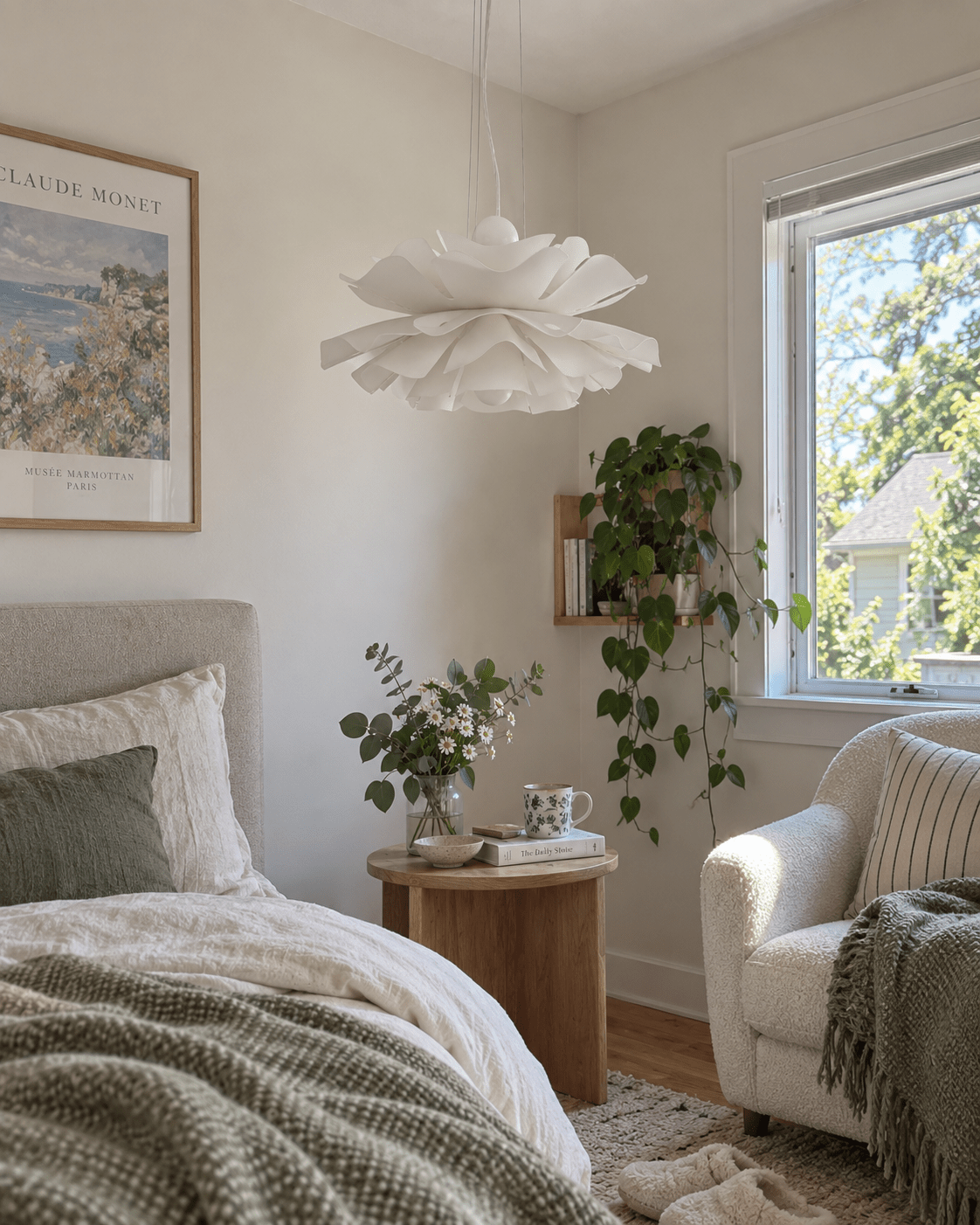 Hana | Layered Acrylic Petal Pendant - Luma House