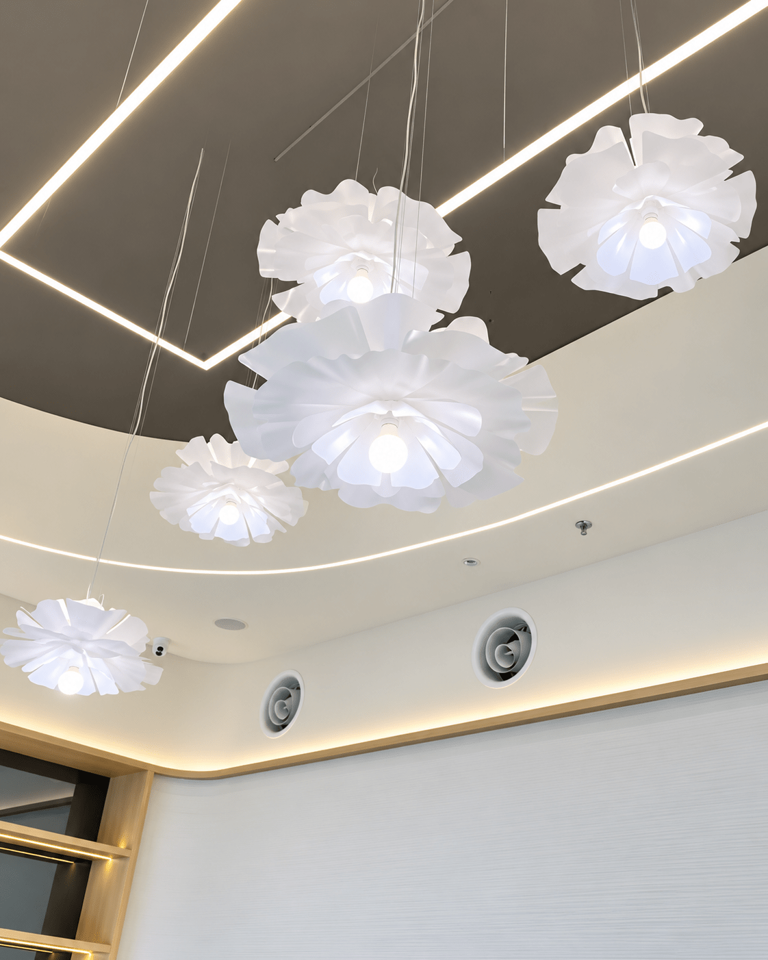 Hana | Layered Acrylic Petal Pendant - Luma House