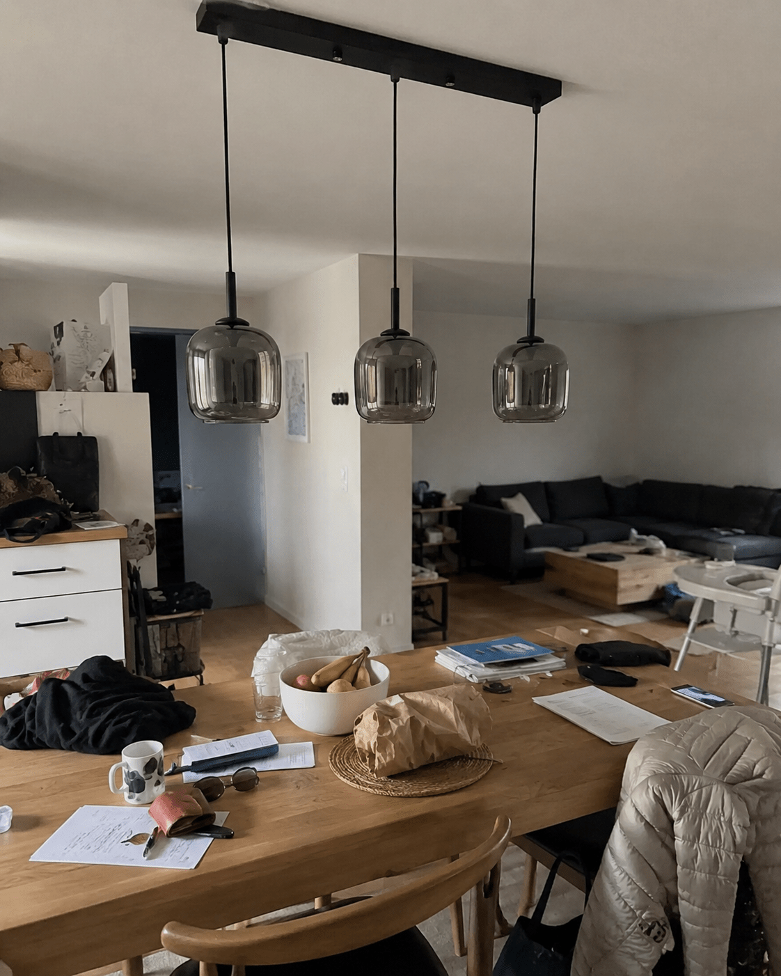Haze | Smoked Glass Pendant Light - Luma House