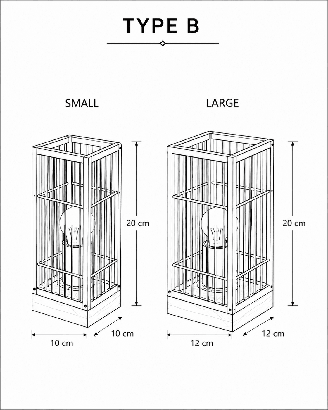 Kago | Bamboo Cage Table Lamp - Luma House