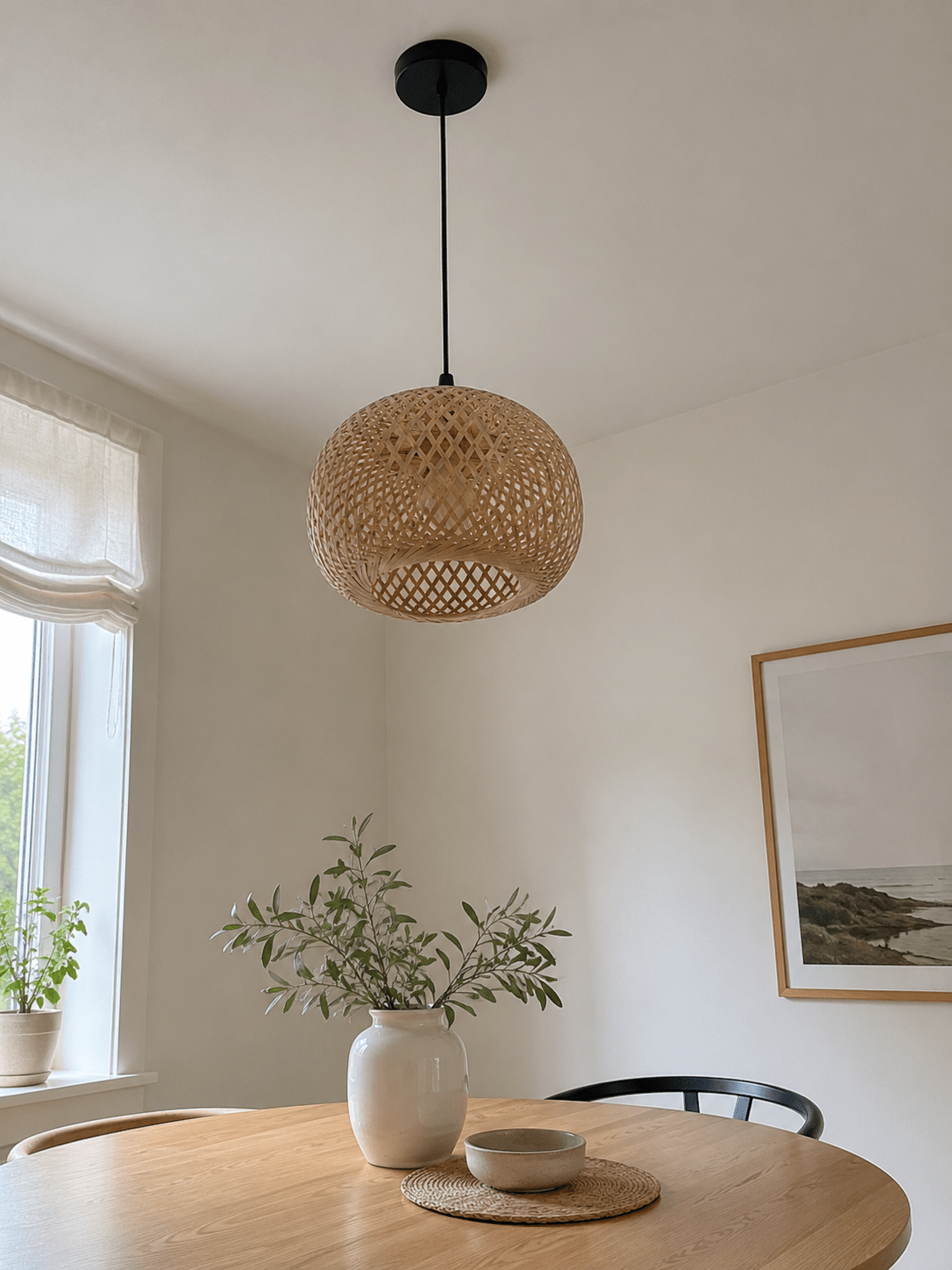 Kago | Woven Rattan Pendant Light - Luma House