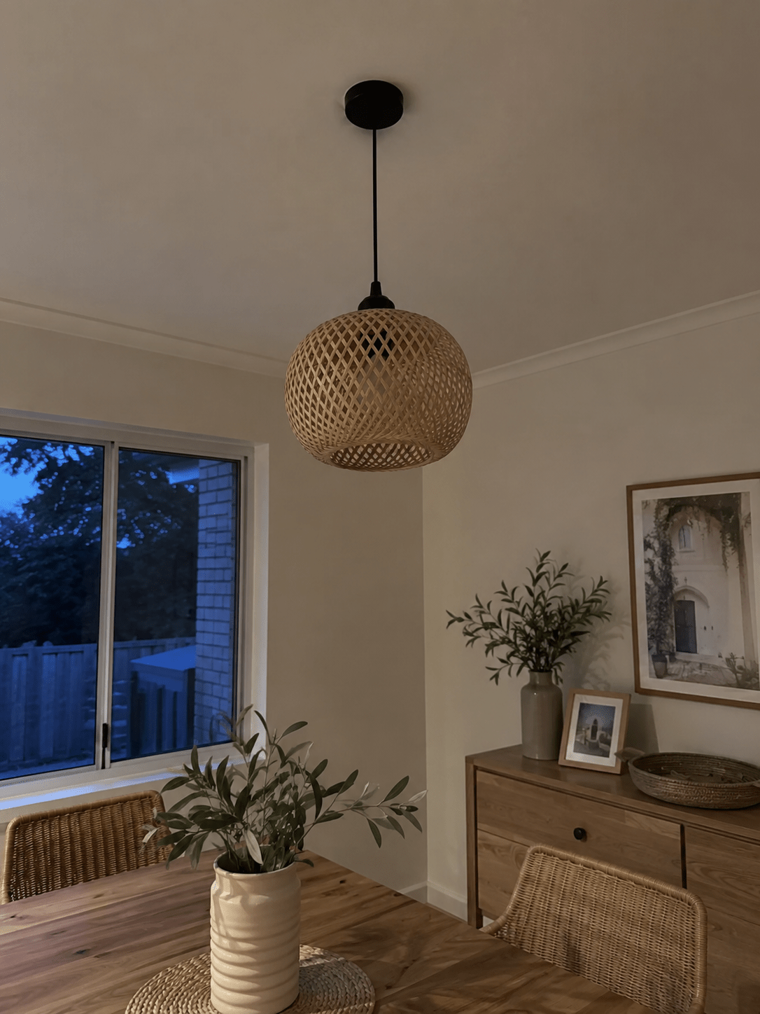 Kago | Woven Rattan Pendant Light - Luma House